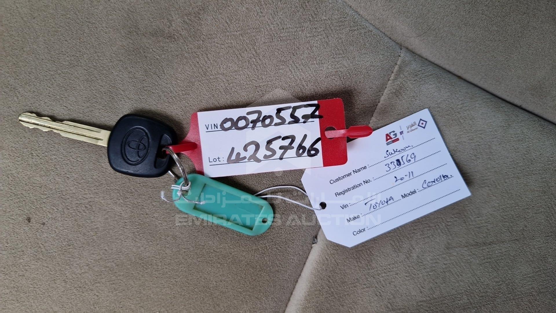 2004 TOYOTA COROLLA VIN: JTDBW23E140070557