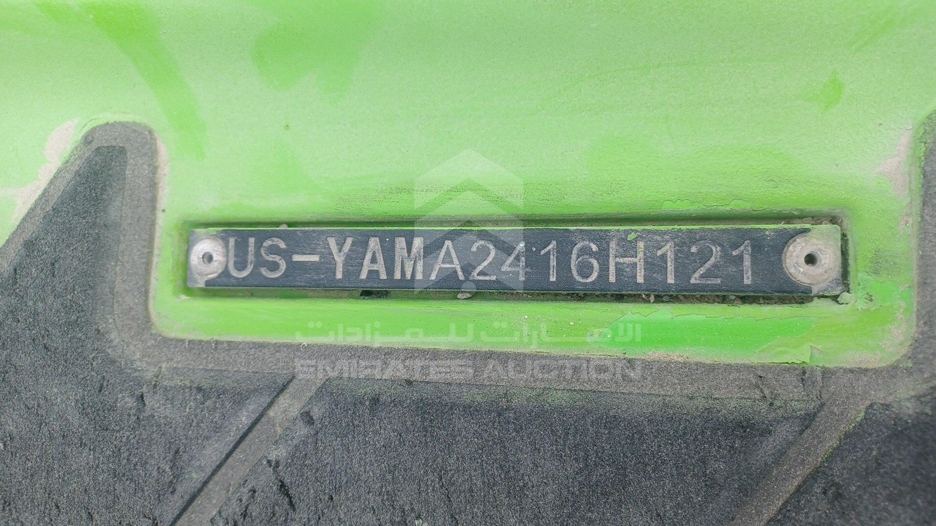 2021 JET SKI + TROLLEY YAMAHA VIN: USYAMA2416H121