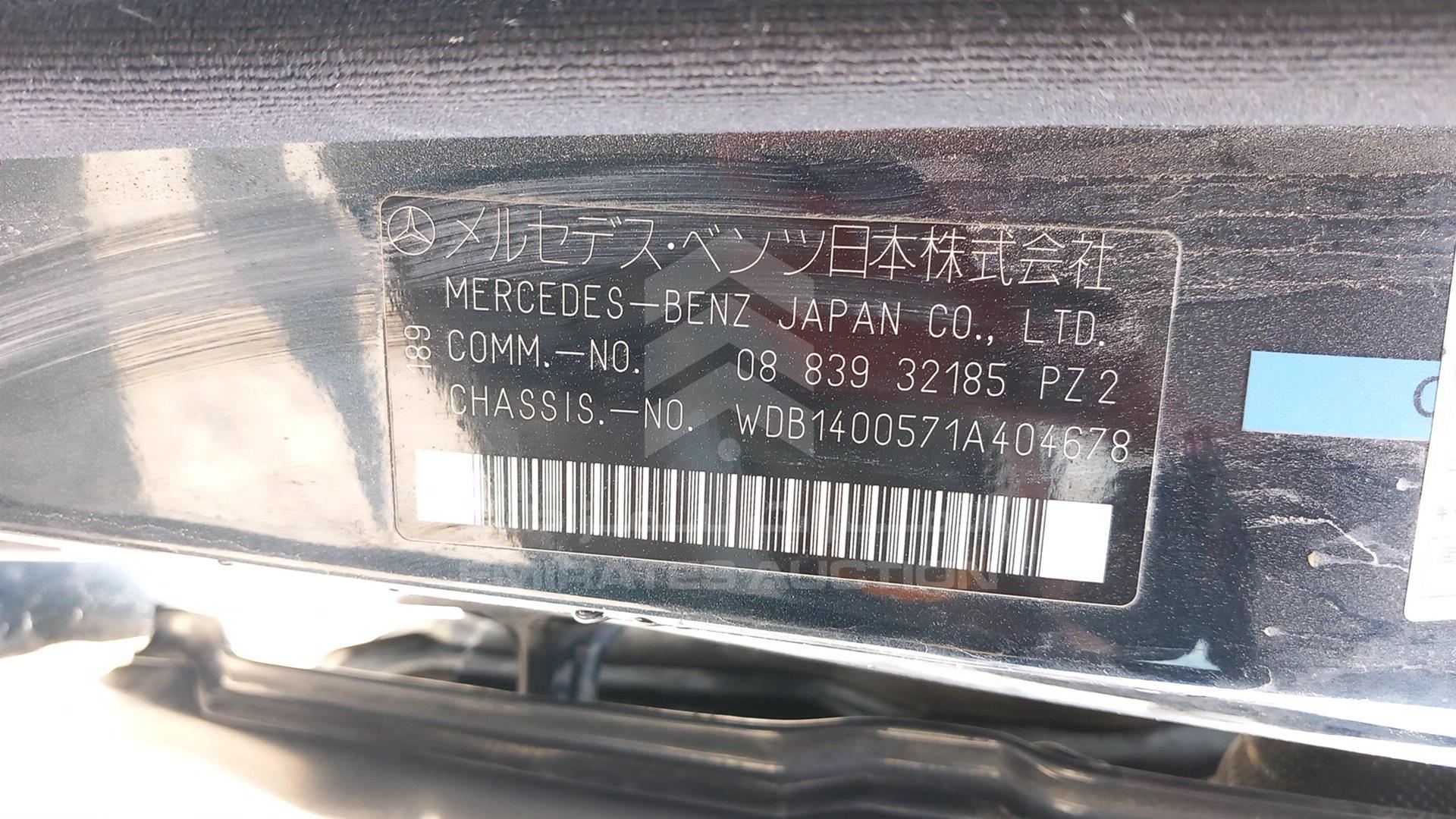 1998 MERCEDES S 600 VIN: WDB1400571A404678