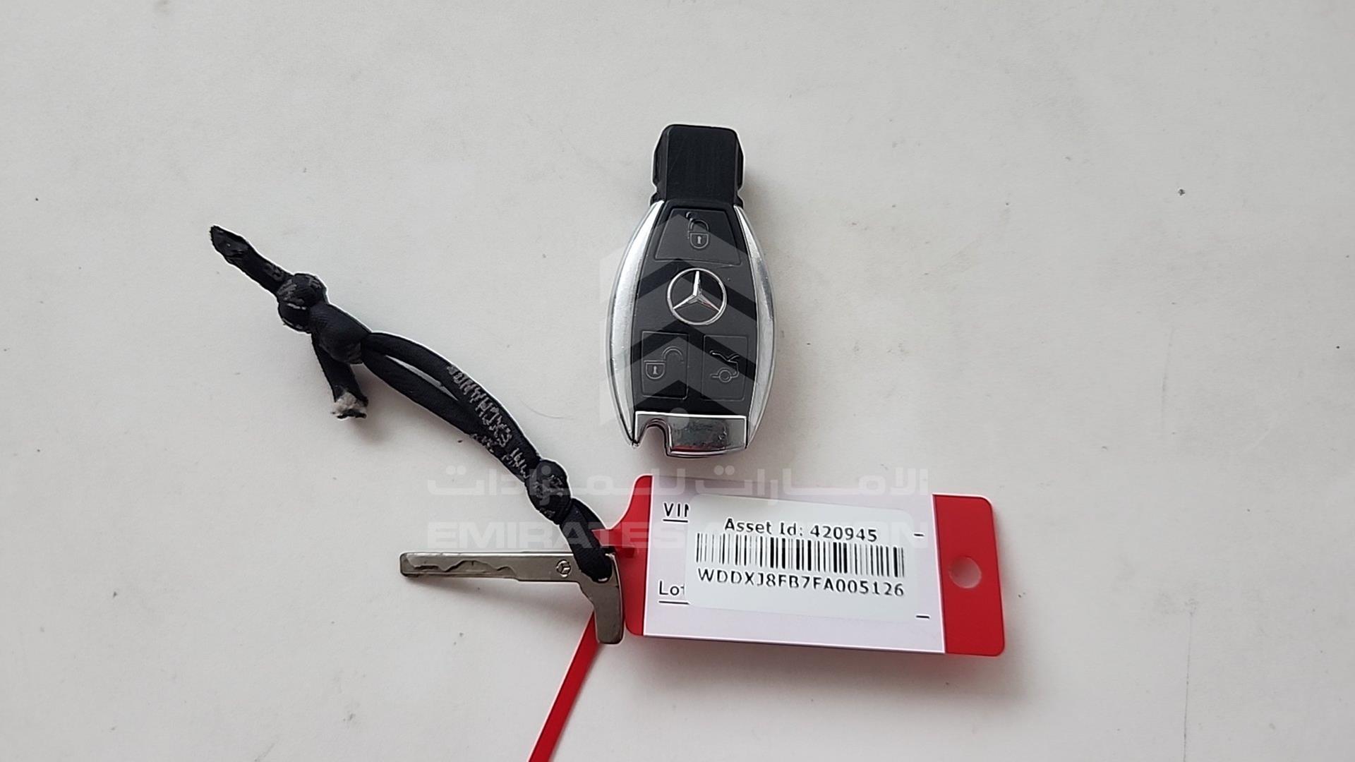 2015 MERCEDES S 500 VIN: WDDXJ8FB7FA005126