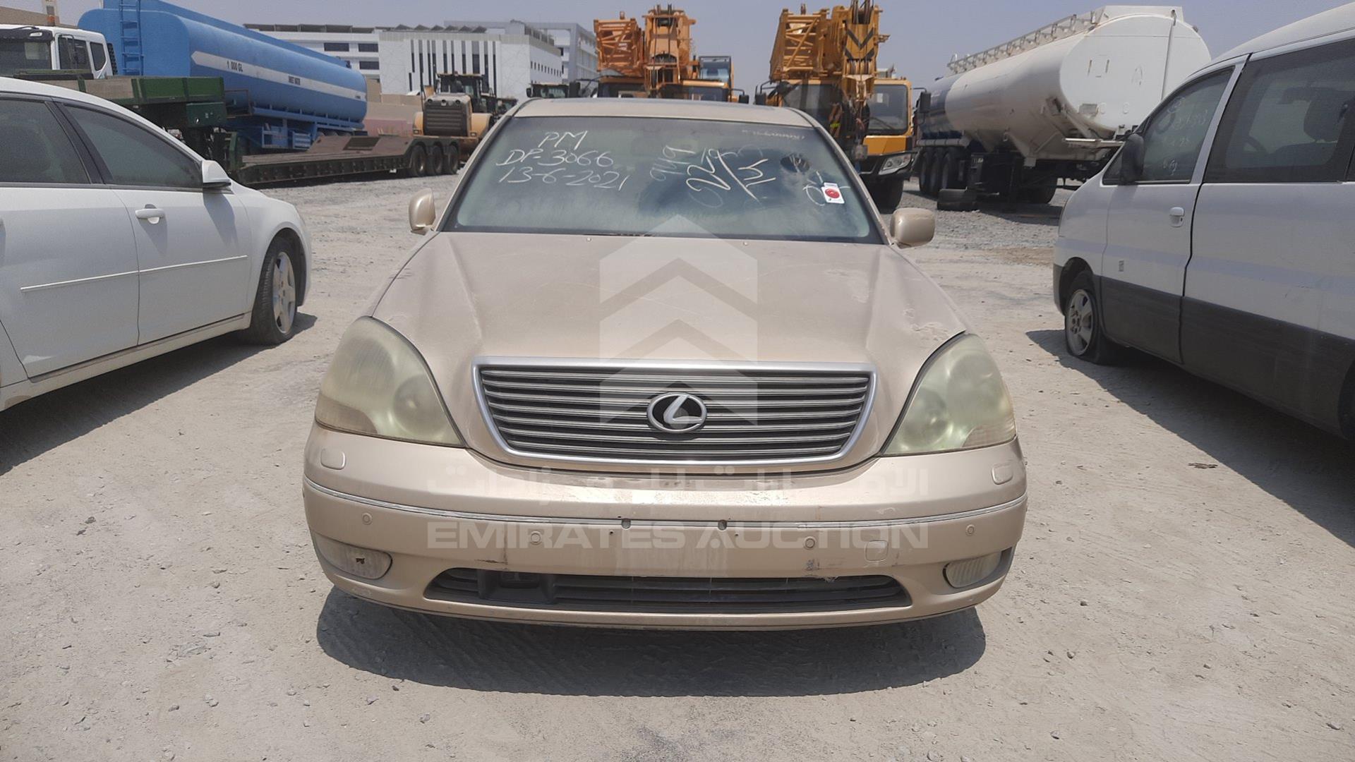 2001 LEXUS LS 430 VIN: JTHBN30F210008908