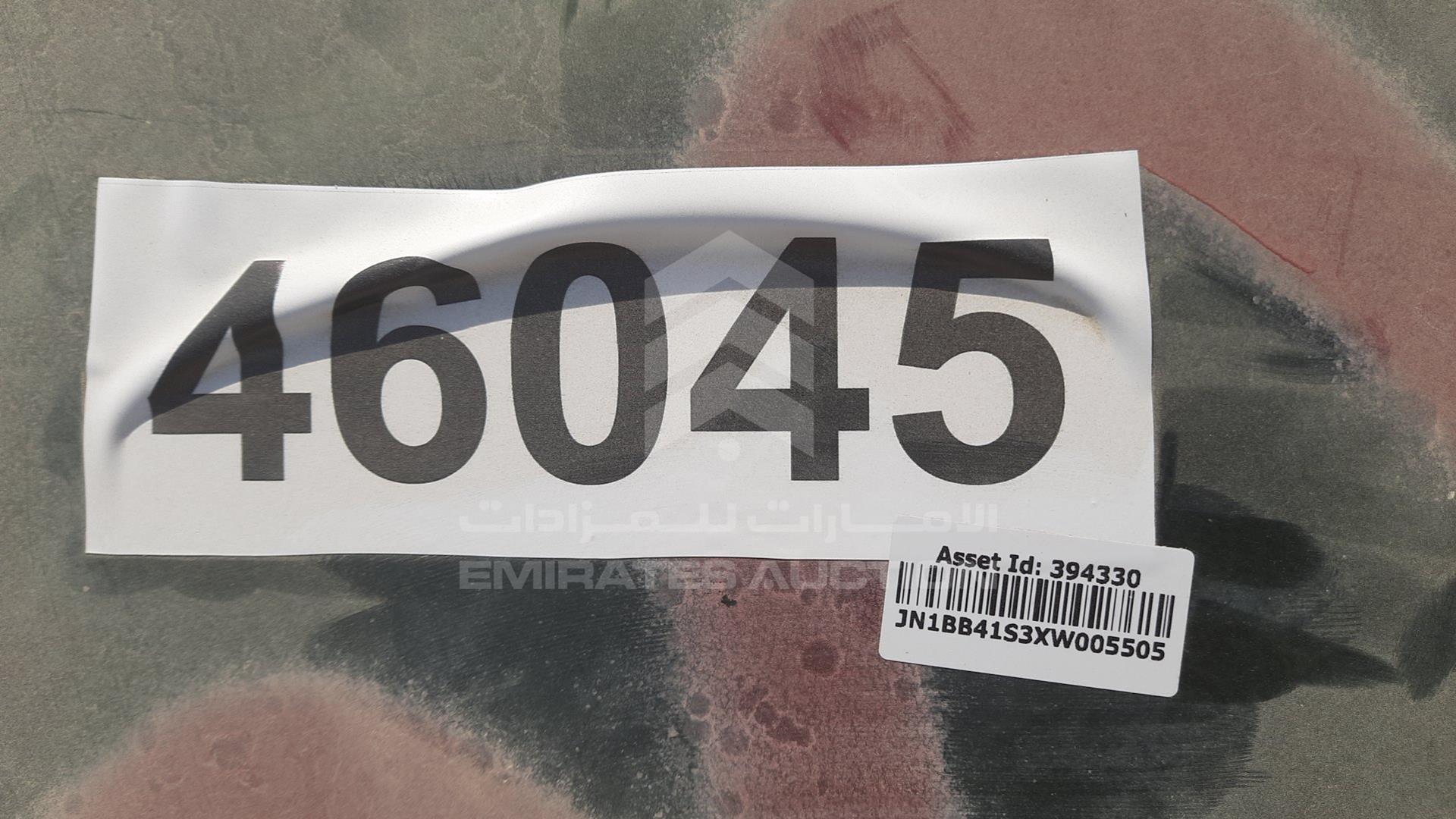 1999 NISSAN SUNNY VIN: JN1BB41S3XW005505