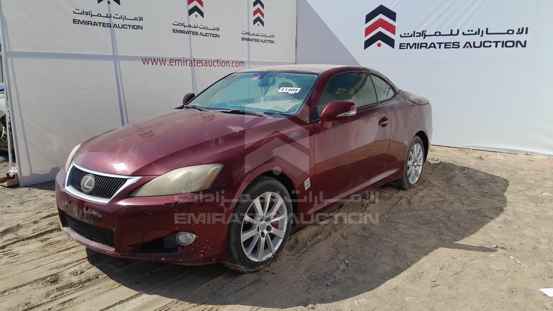 2010 LEXUS IS300 VIN: JTHFG2526A2500731