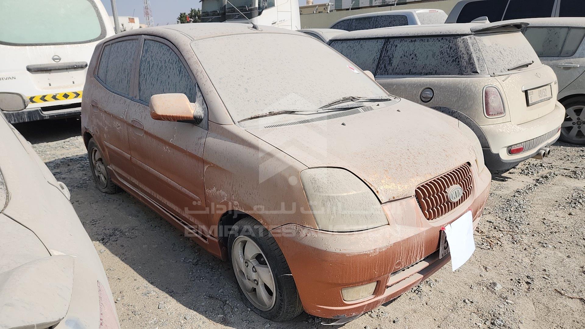 2007 KIA PICANTO VIN: KNABA24327T418118