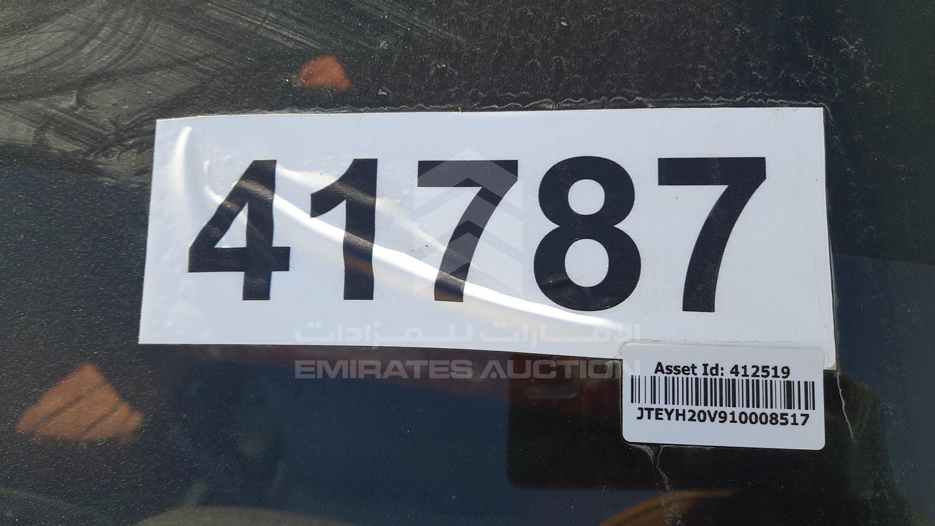 2001 TOYOTA RAV-4 VIN: JTEYH20V910008517