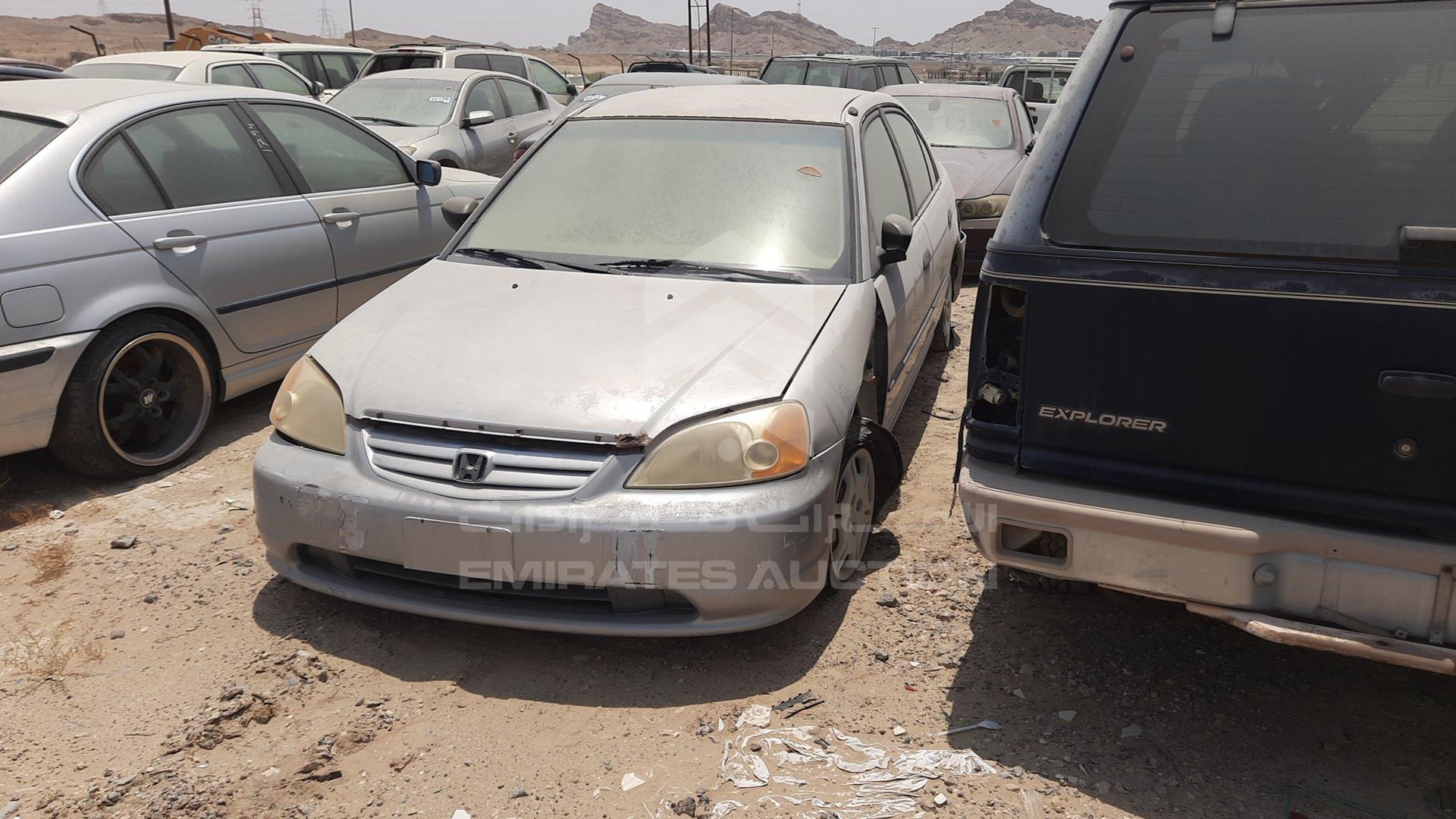 2002 HONDA CIVIC VIN: JHMES86342S401153