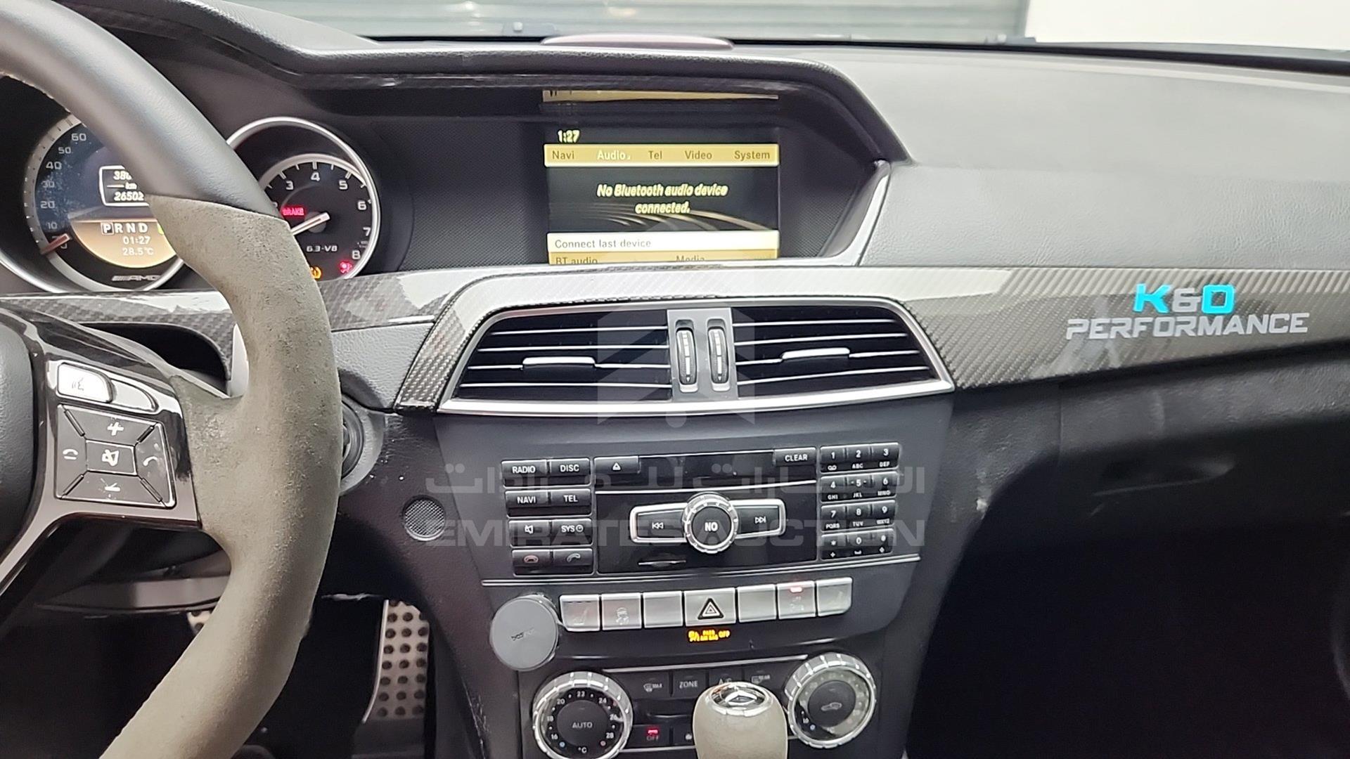 2012 MERCEDES C 63 AMG VIN: WDDGJ7HB0CF833170