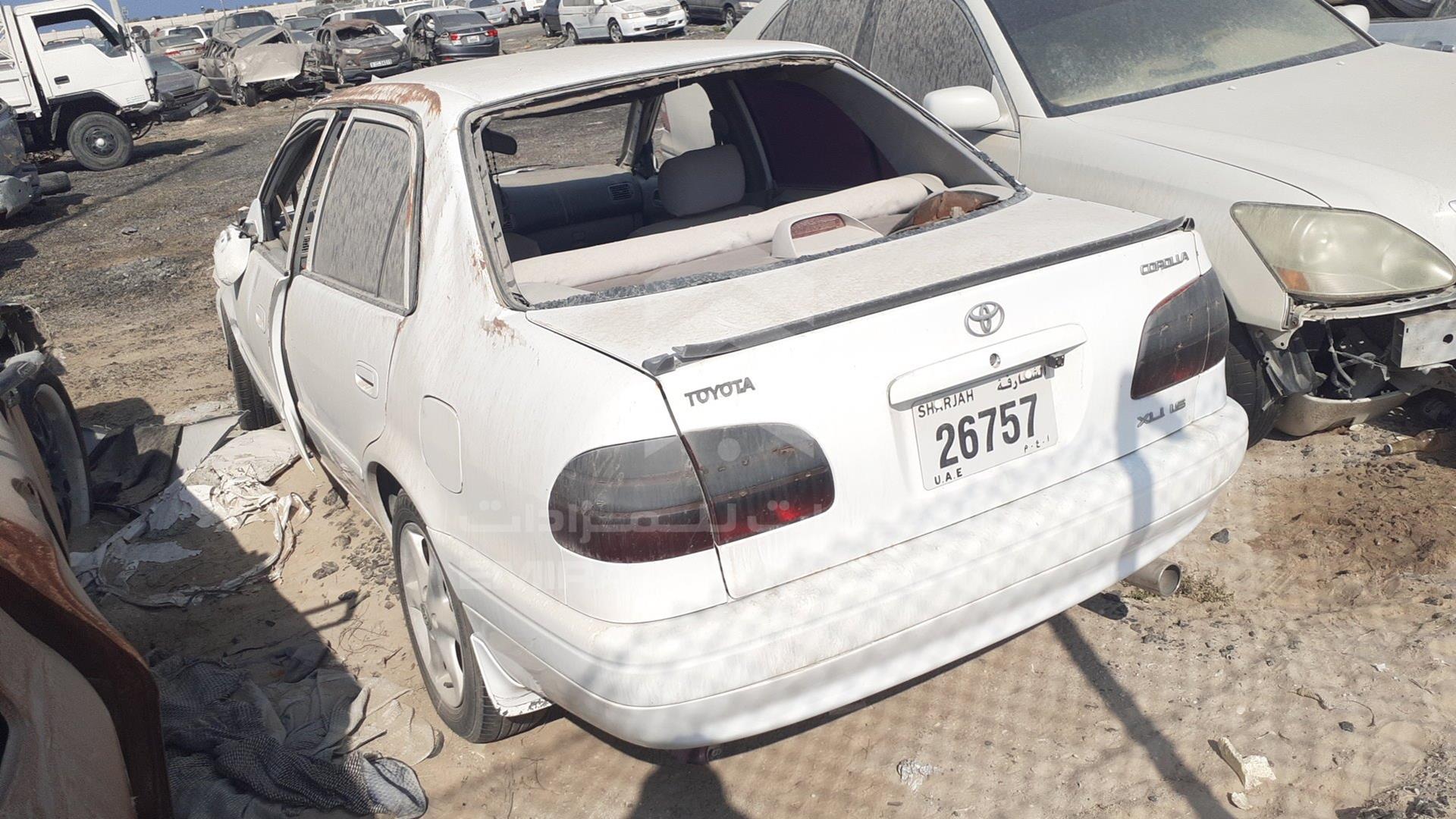 2000 TOYOTA COROLLA VIN: JT2BA13E4Y3101287