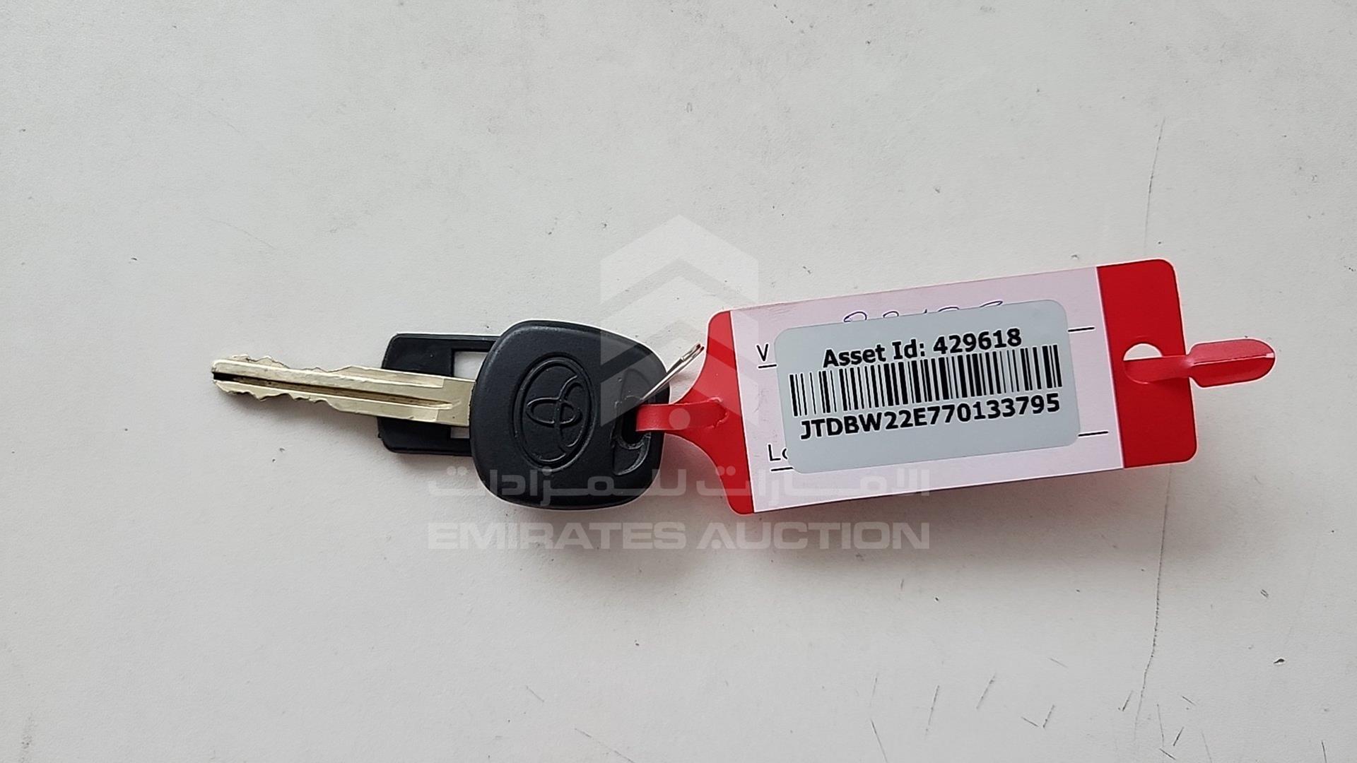 2007 TOYOTA COROLLA VIN: JTDBW22E770133795