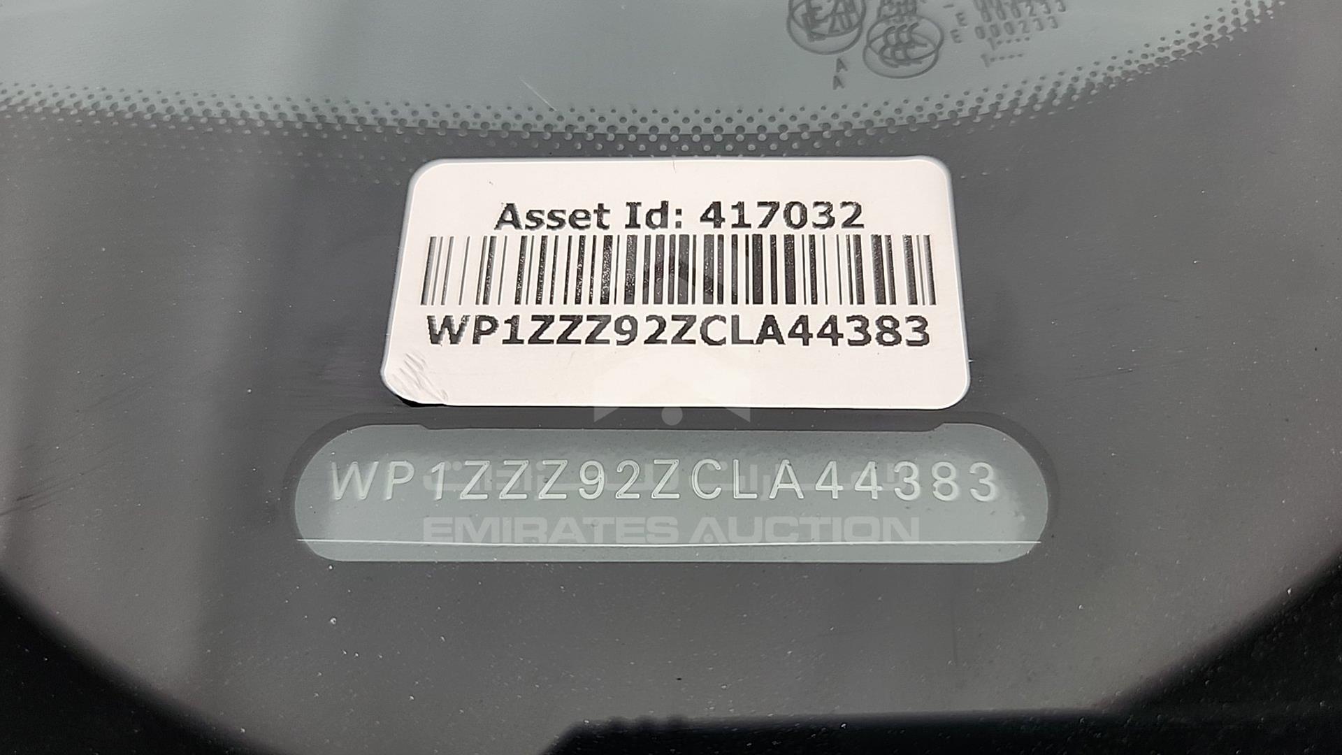 2012 PORSCHE CAYENNE S VIN: WP1ZZZ92ZCLA44383