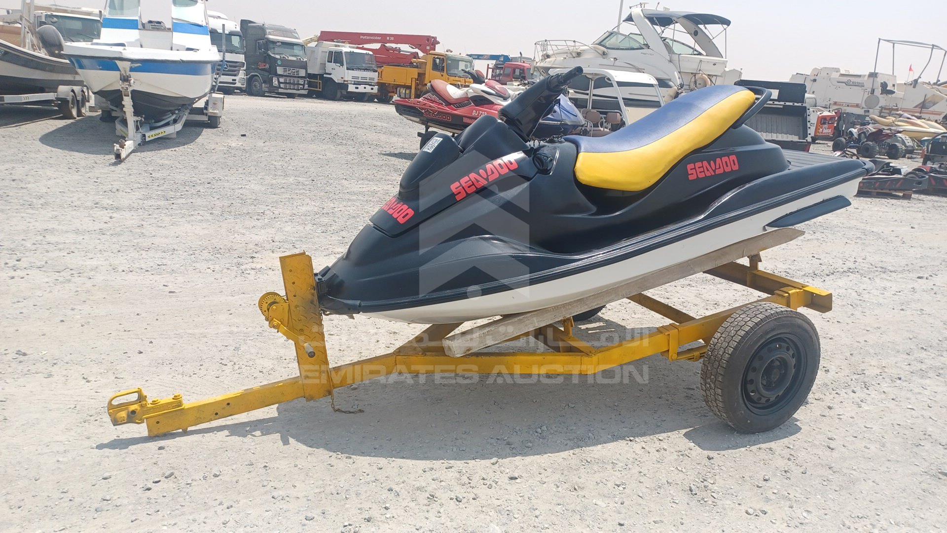 0 JET SKI + TROLLEY SEA DOO VIN: ZZND3798B898