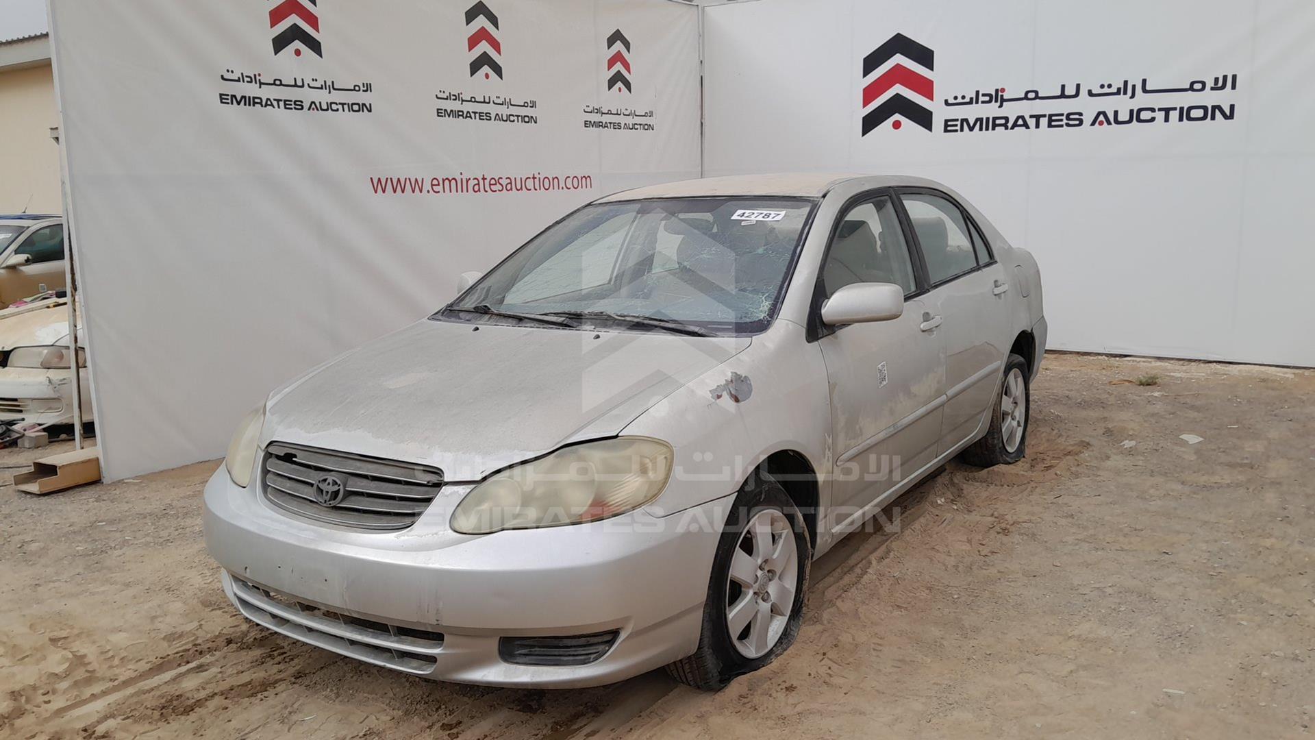 2004 TOYOTA COROLLA VIN: JTDBR38E542030881