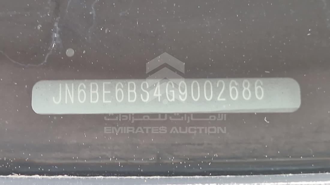 2016 Nissan Urvan — VIN on Frame — Photo 3