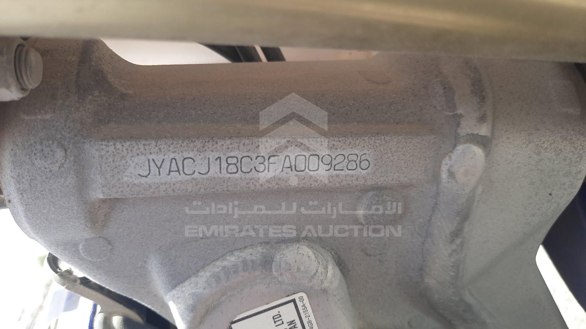 2015 YAMAHA 450 VIN: JYACJ18C3FA009286