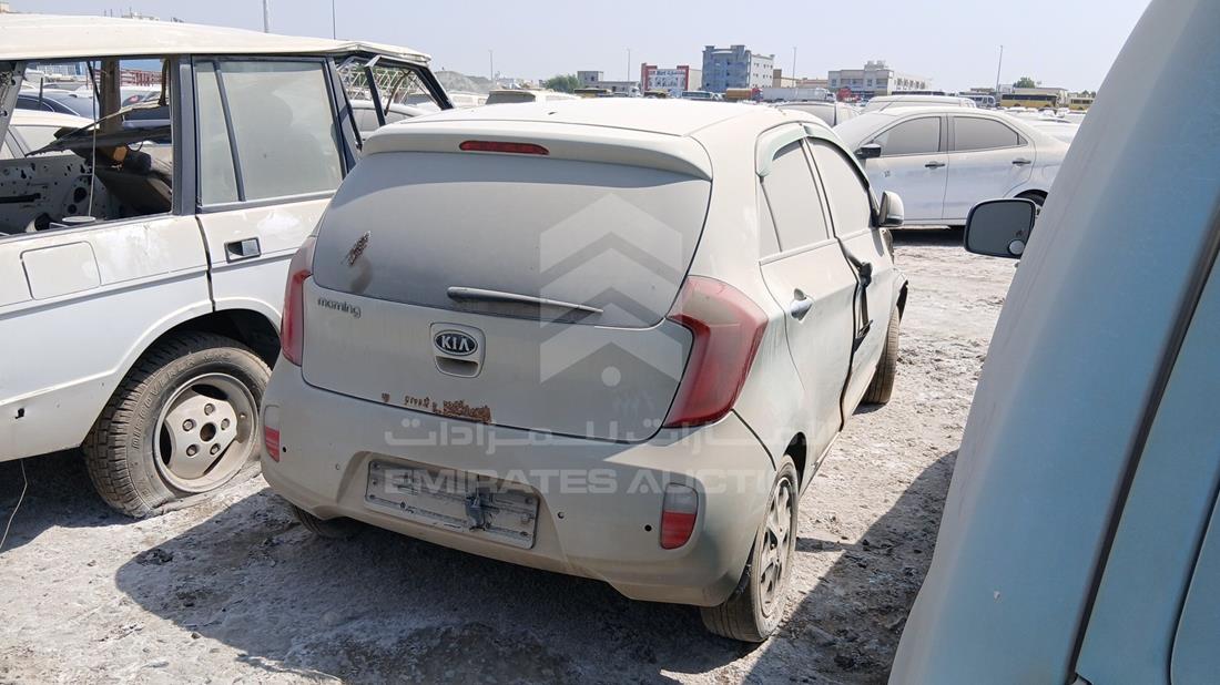2012 Kia Morning - Scrap without document — Rear Right Angle — Photo 8