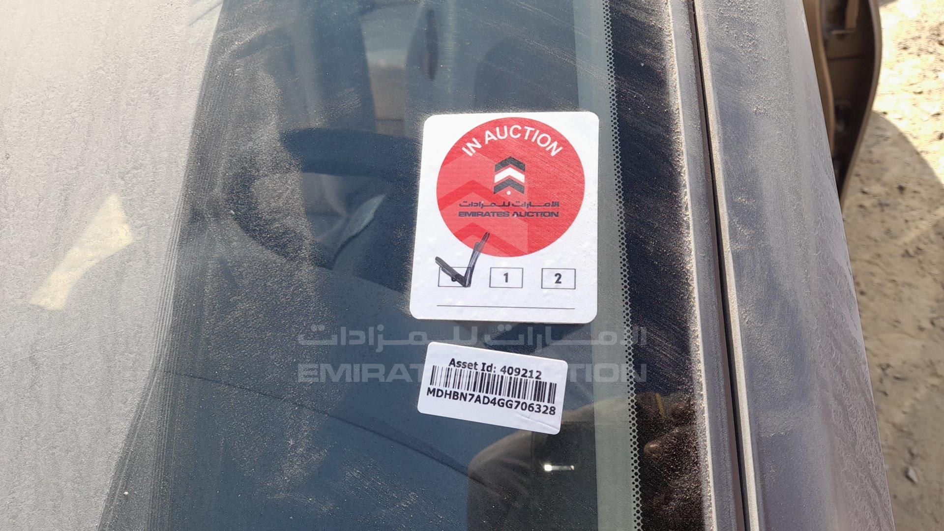 2016 NISSAN SUNNY VIN: MDHBN7AD4GG706328