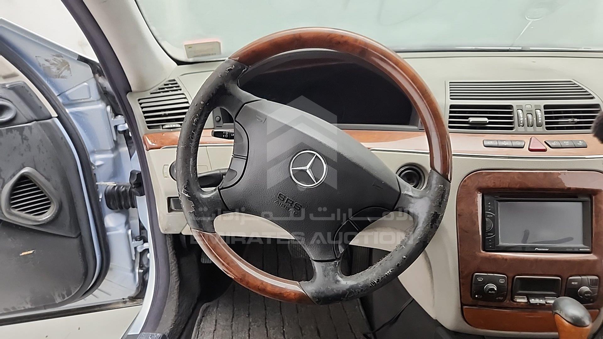 2005 MERCEDES S 320 VIN: WDB2200631A480452