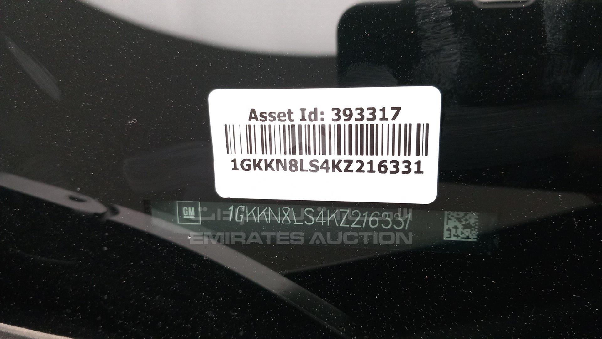 2019 GMC ACADIA VIN: 1GKKN8LS4KZ216331