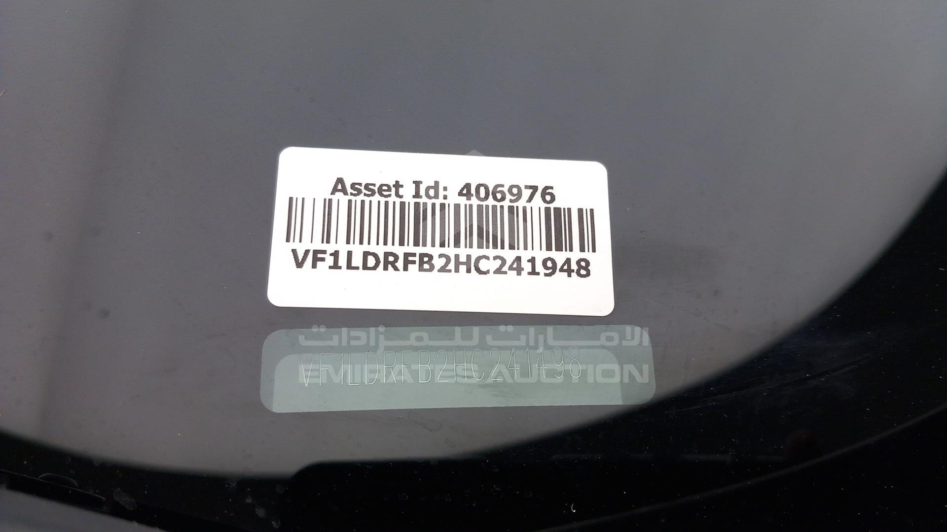 2017 RENAULT TALISMAN VIN: VF1LDRFB2HC241498