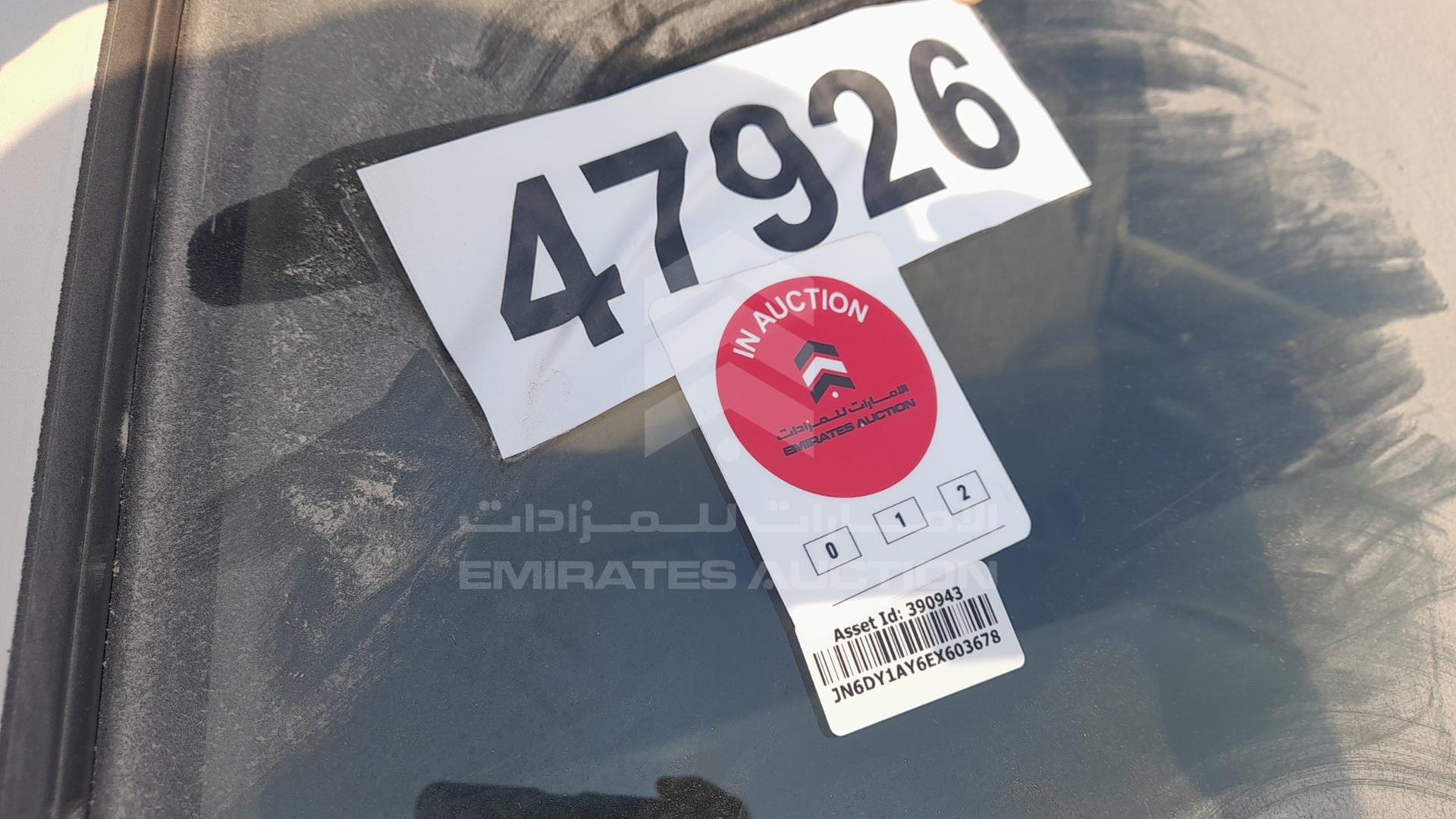 2014 NISSAN PATROL PICK UP VIN: JN6DY1AY6EX603678