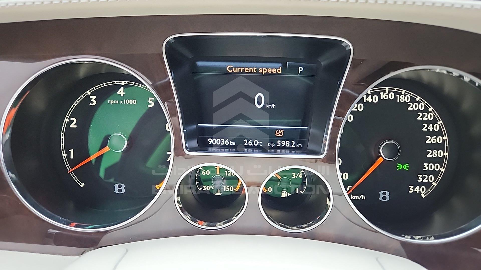 2012 BENTLEY FLYING SPUR VIN: SCBBE53W1CC072662