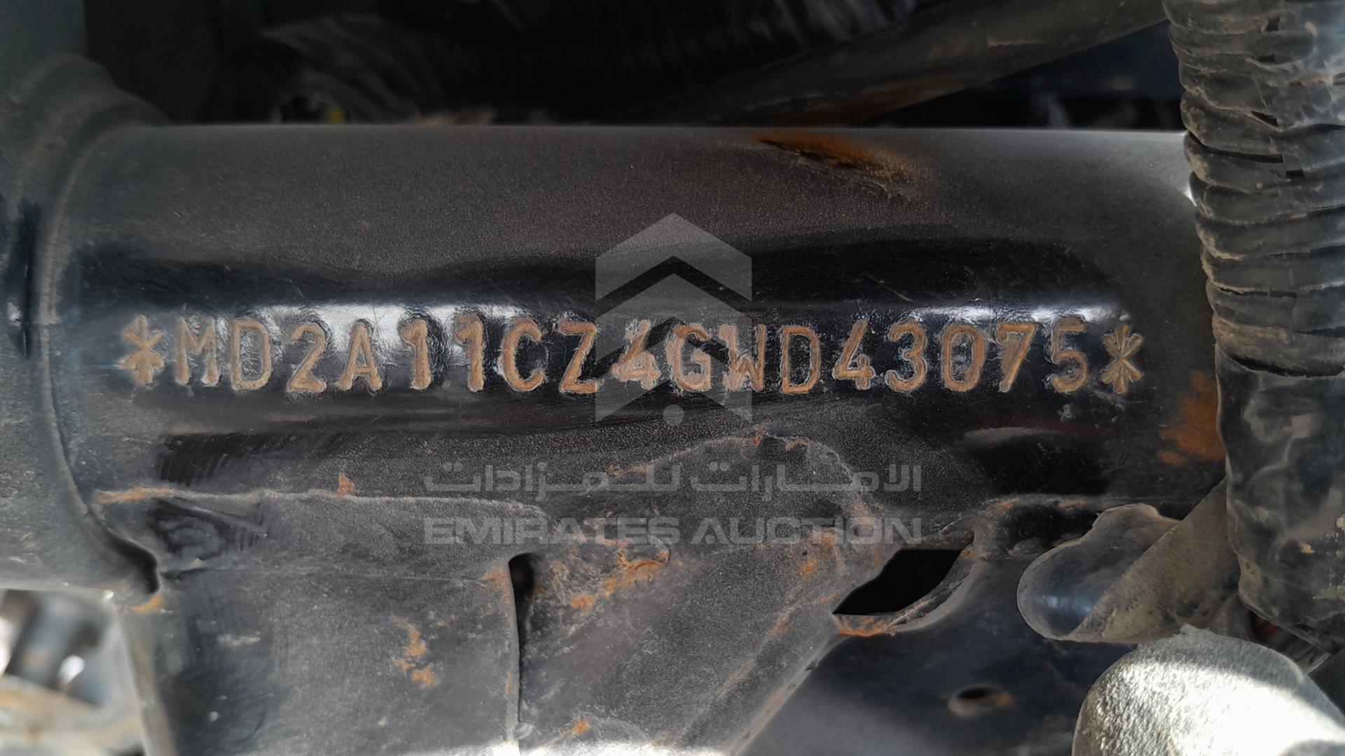 2016 BAJAJ PULSAR VIN: MD2A11CZ4GWD43075