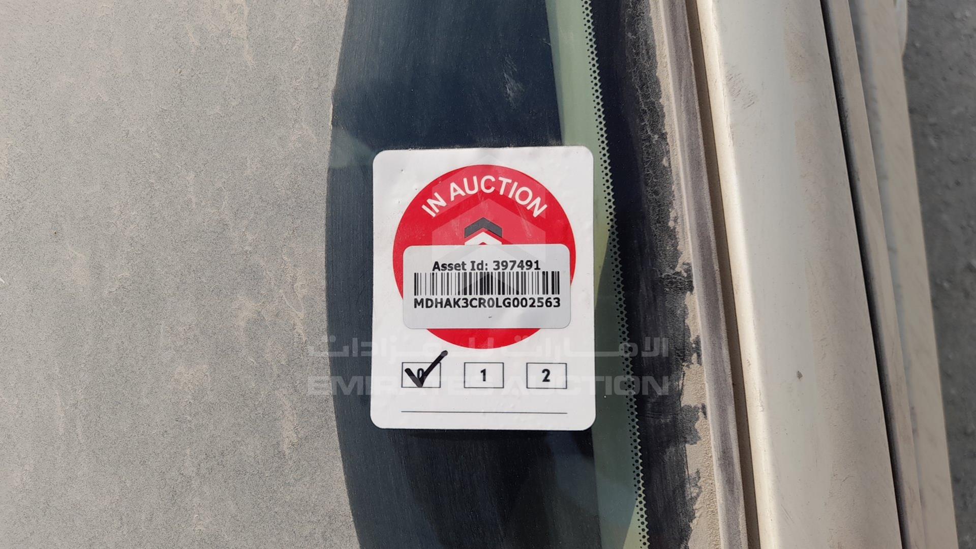 2020 NISSAN MICRA VIN: MDHAK3CR0LG002563
