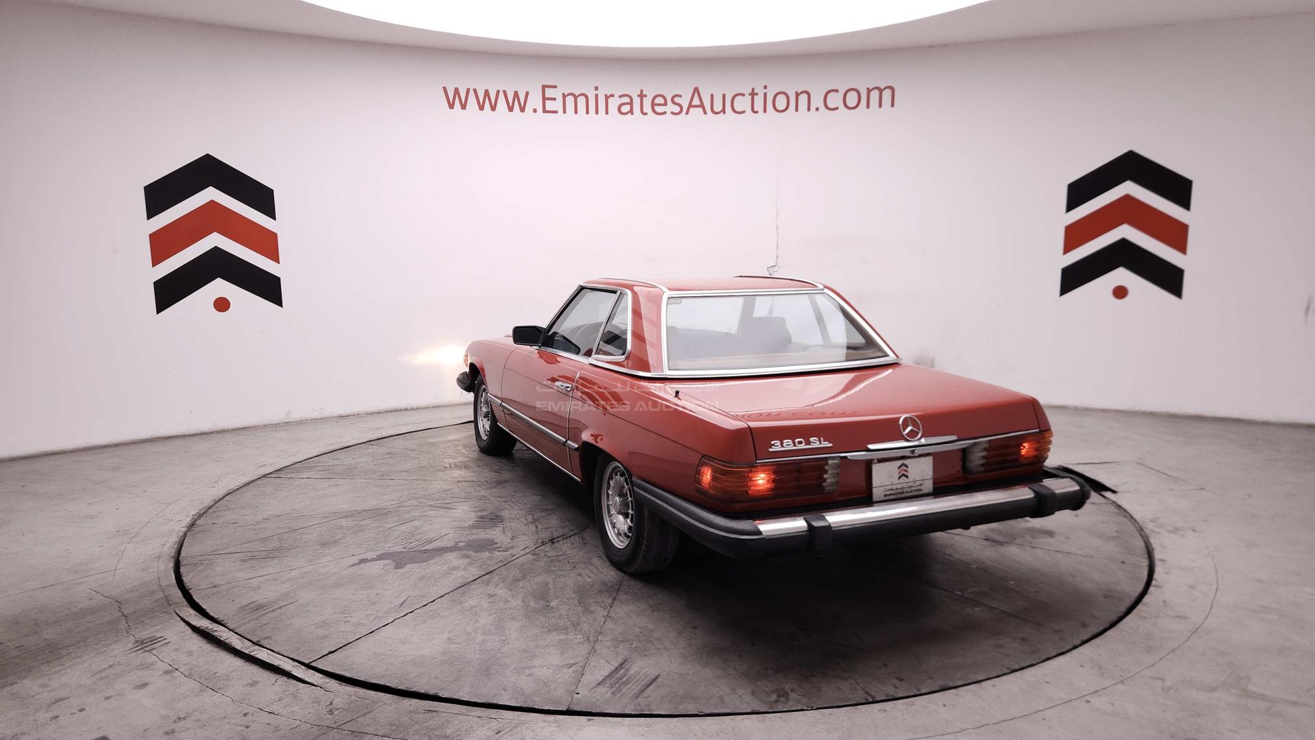 1981 MERCEDES SL 380 VIN: WDBBA45A8BB001658