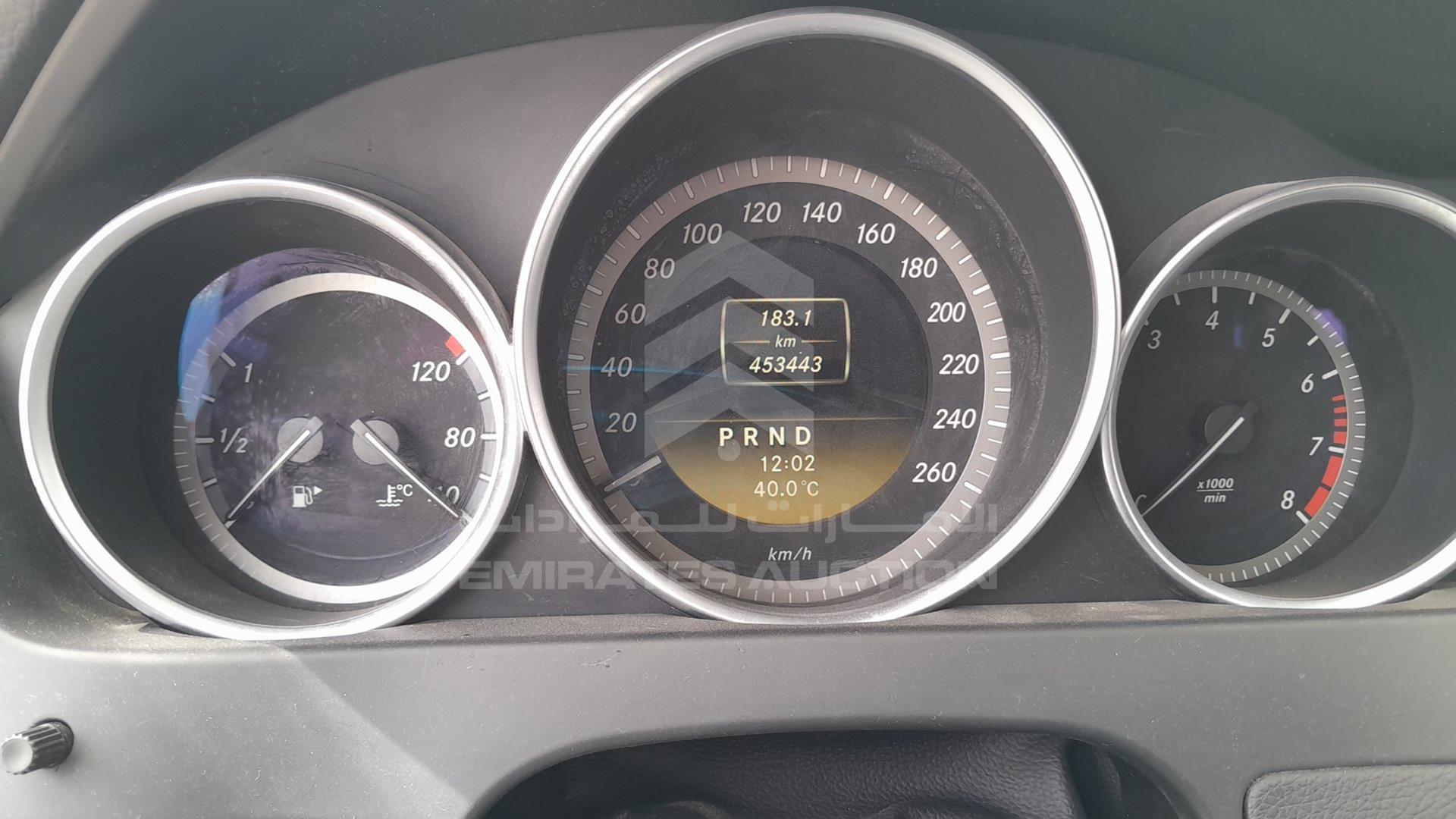 2012 MERCEDES C 200 VIN: WDDGF4JB9CA633511