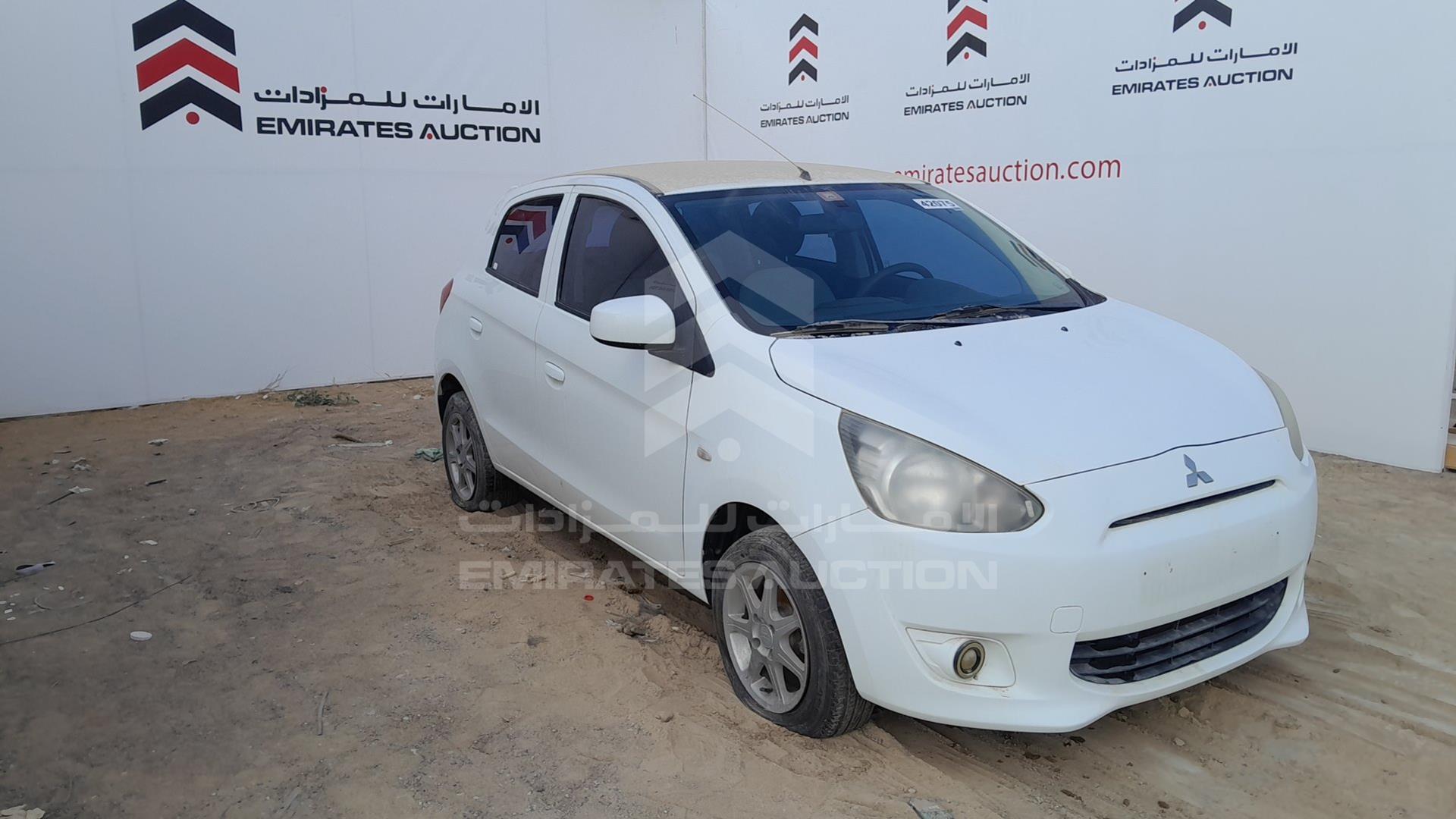 2014 MITSUBISHI MIRAGE VIN: MMBXTA03AEH016881