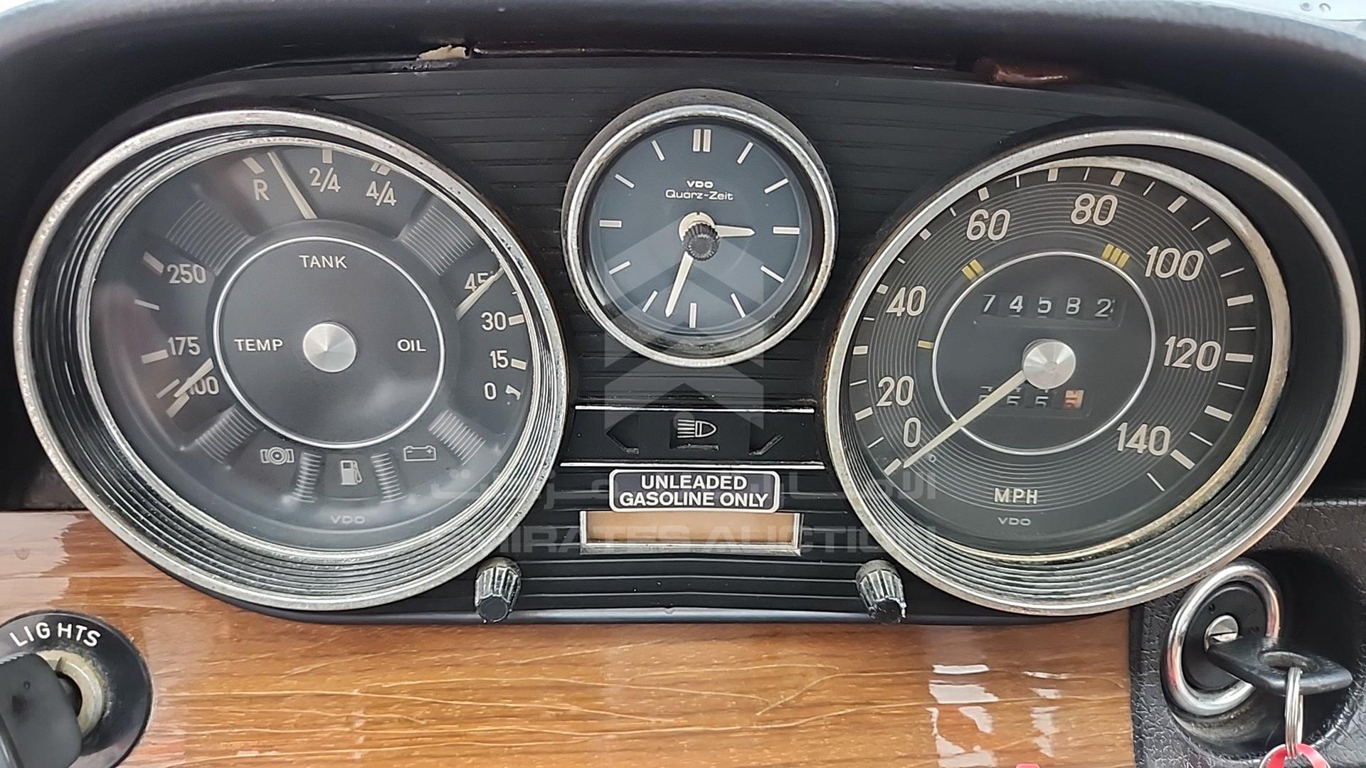 1975 MERCEDES 280 VIN: 11406012115799
