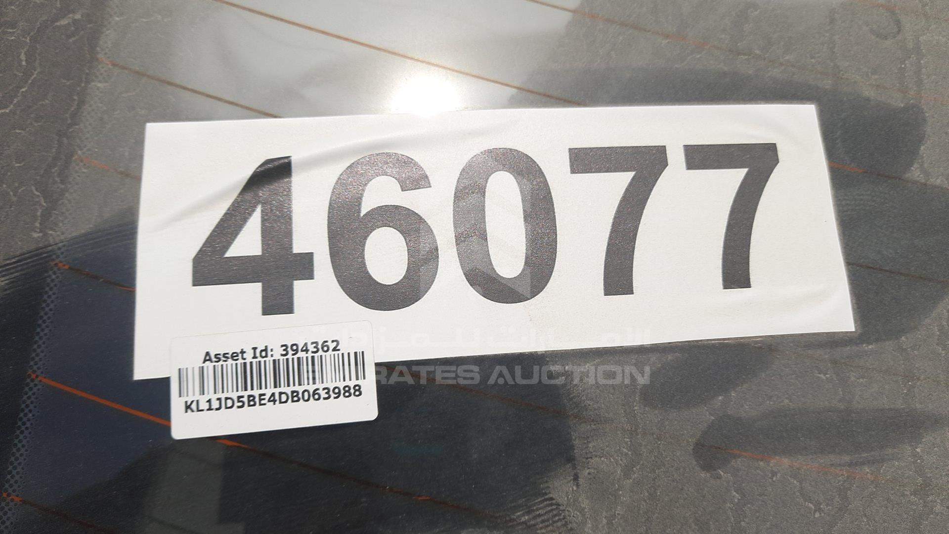 2013 CHEVROLET SONIC VIN: KL1JD5BE4DB063988