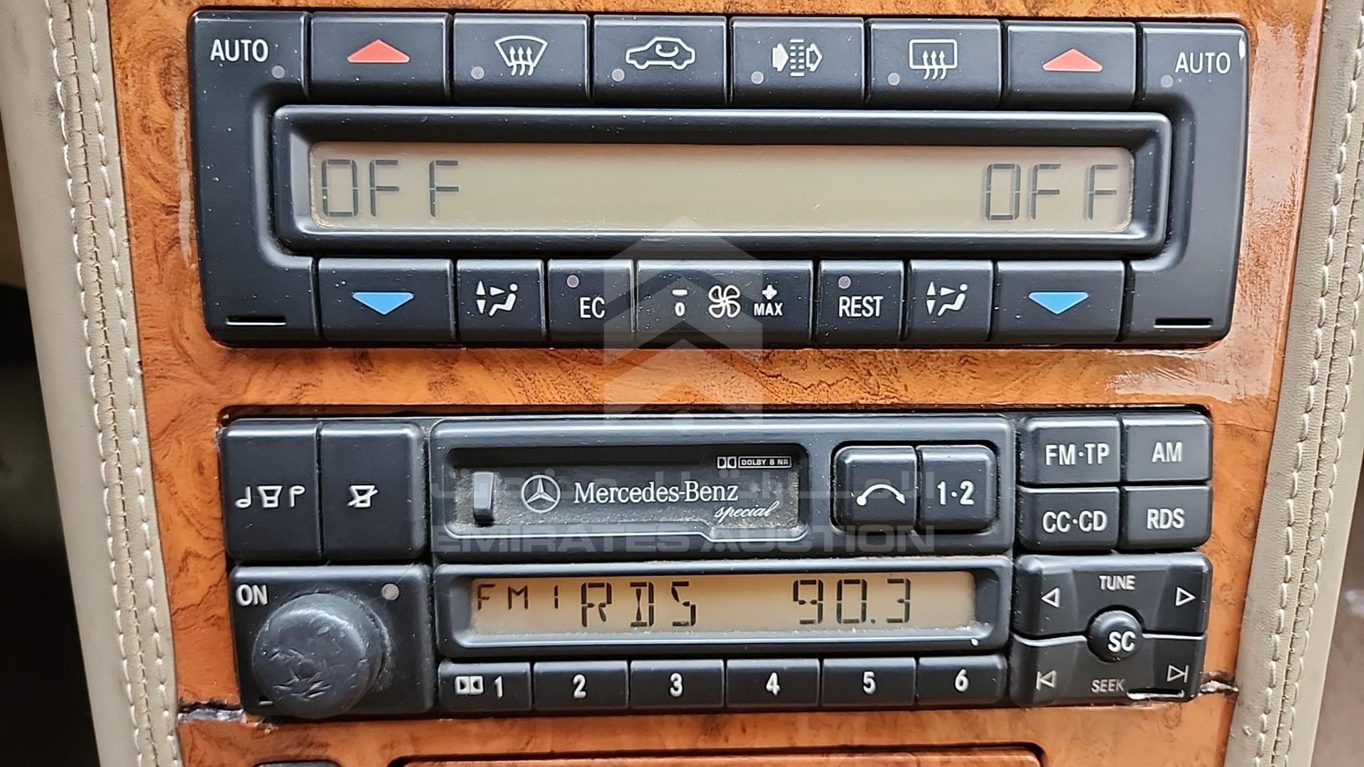 1998 MERCEDES CL 500 VIN: WDB1400701A380969