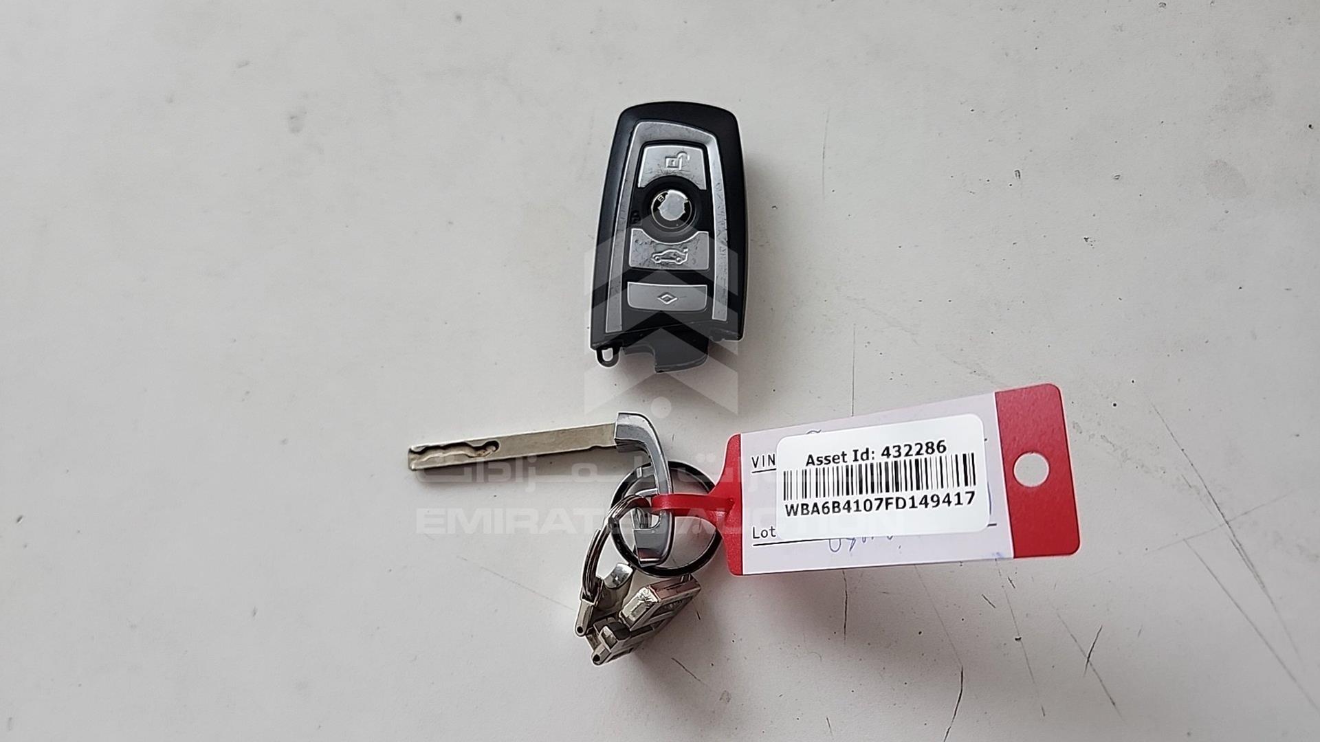 2015 BMW 650 VIN: WBA6B4107FD149417