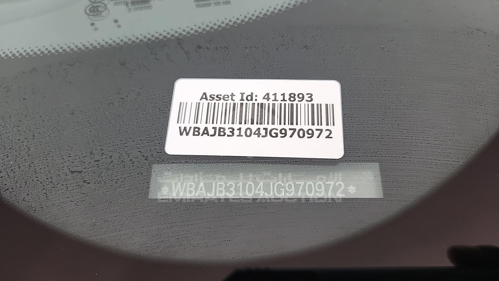 2018 BMW 540I VIN: WBAJB3104JG970972