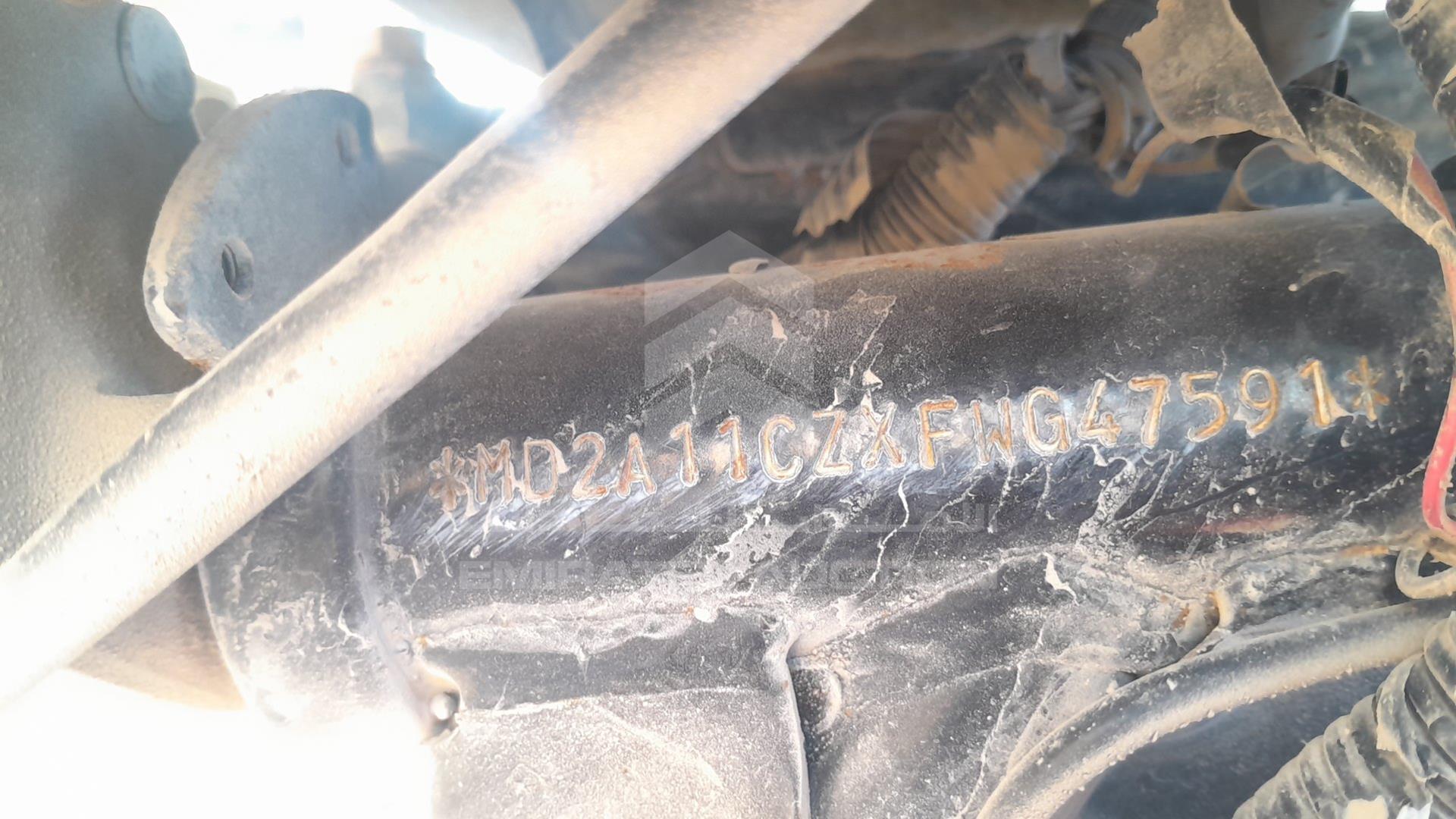2016 BAJAJ 150 CC VIN: MD2A11CZXFWG47591