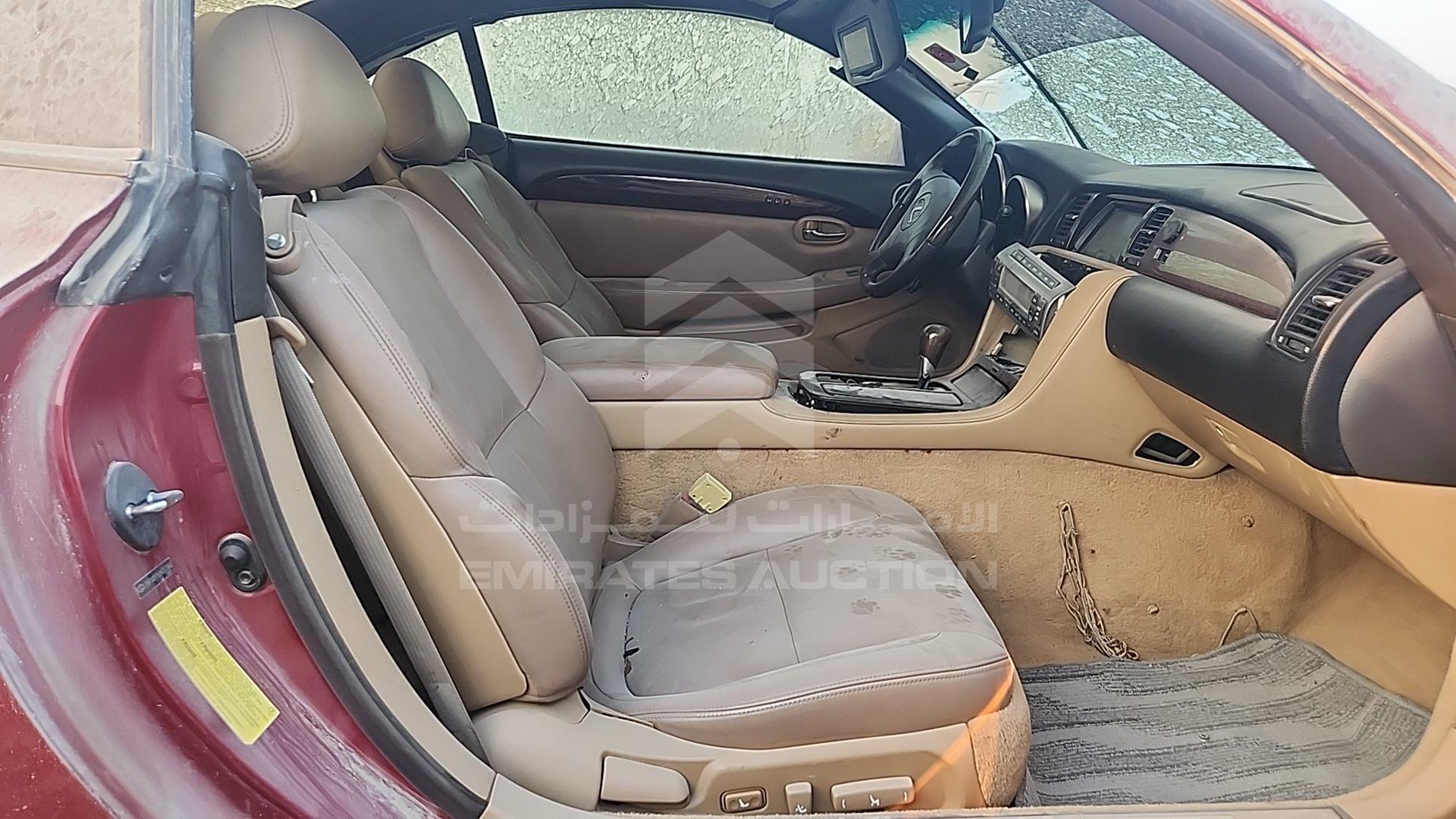 2006 LEXUS SC 430 VIN: JTHFN48Y869007360