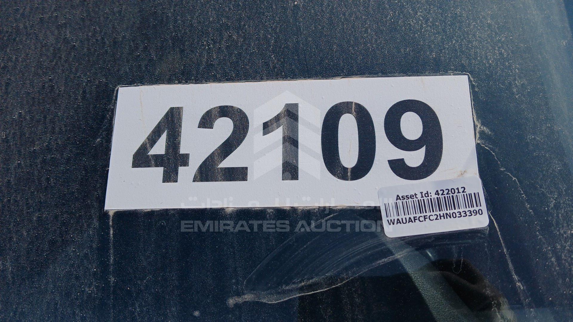 2017 AUDI A6 VIN: WAUAFCFC2HN033390