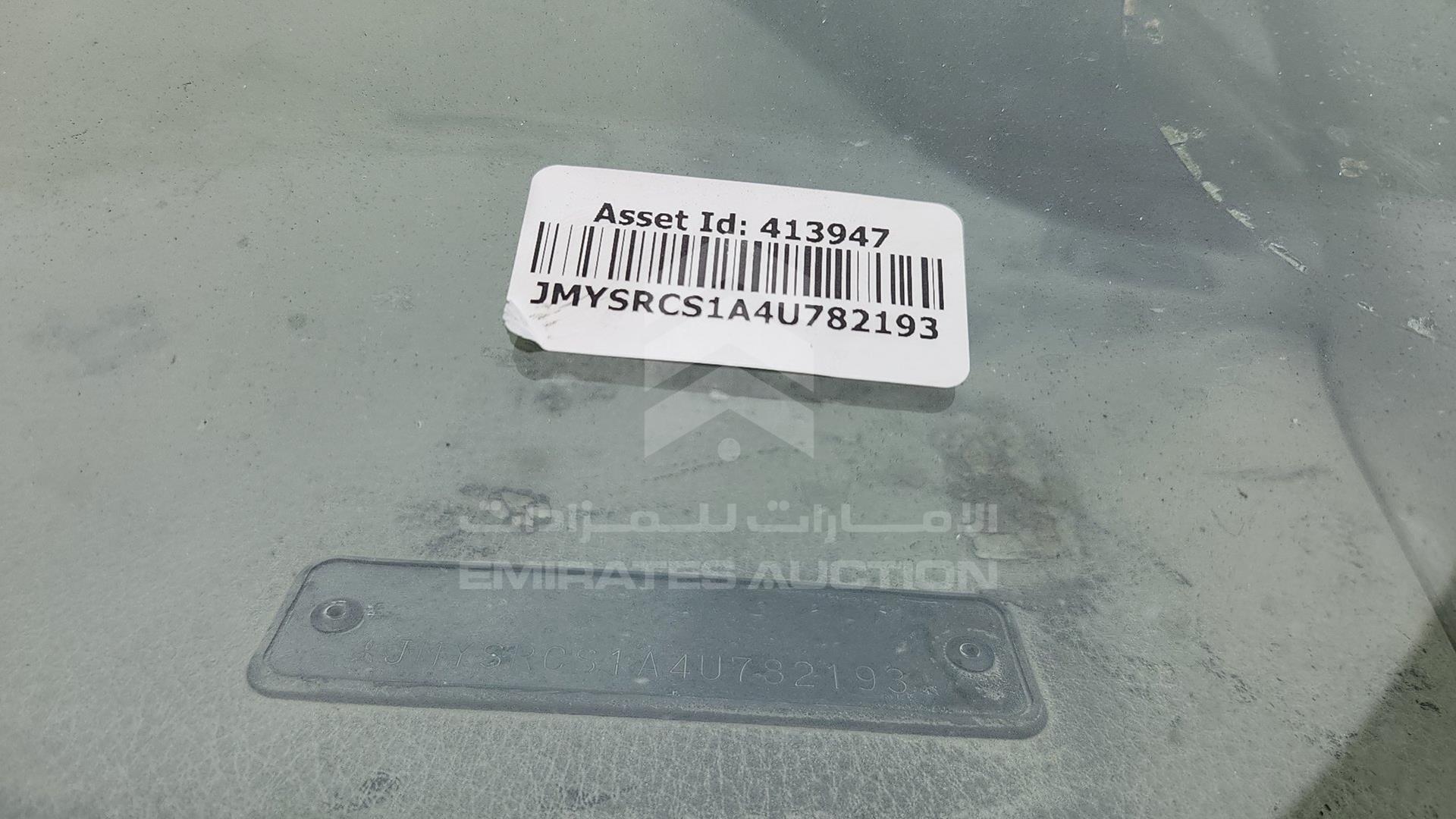 2004 MITSUBISHI LANCER VIN: JMYSRCS1A4U782193