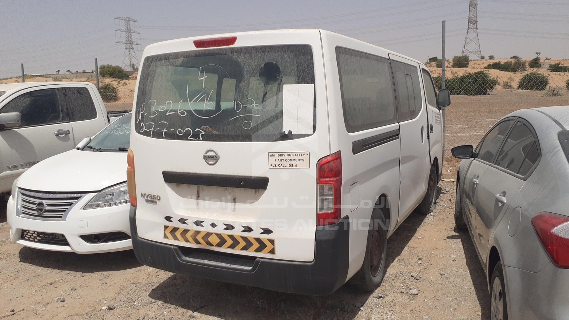 2015 NISSAN URVAN VIN: JN6BE6DS8F9009443