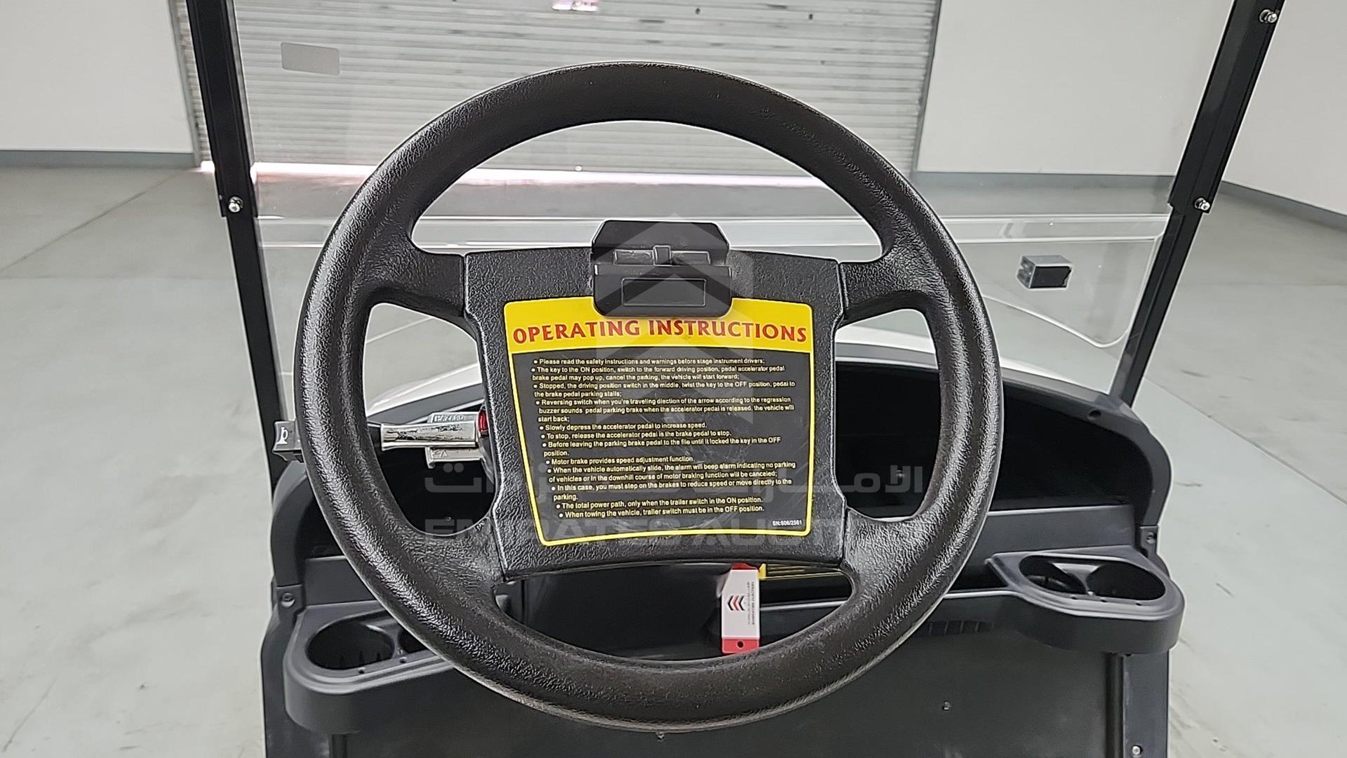 2022 GOLF CART ELECTRIC VIN: H011833