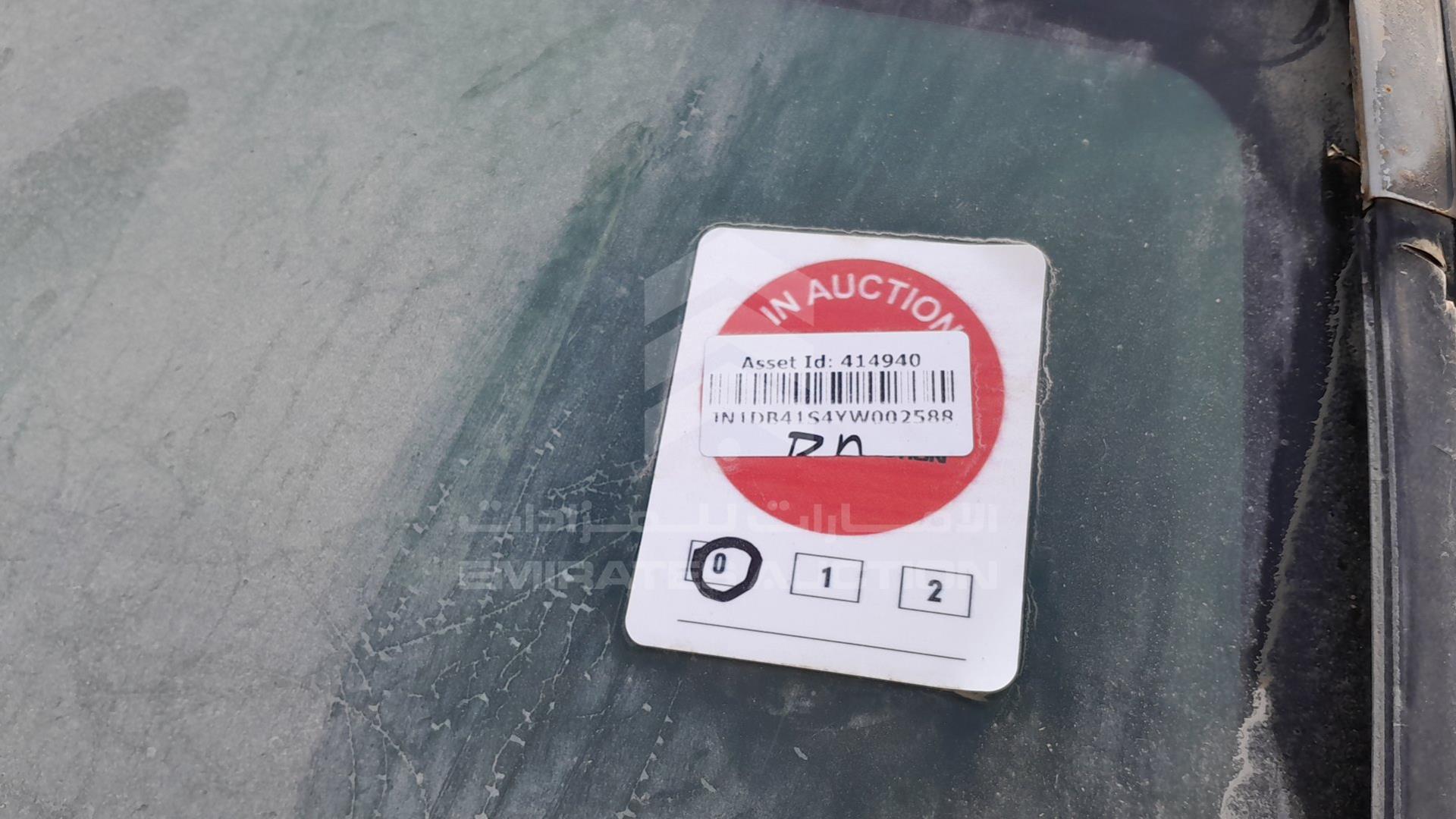 2000 NISSAN SUNNY VIN: JN1DB41S4YW002588