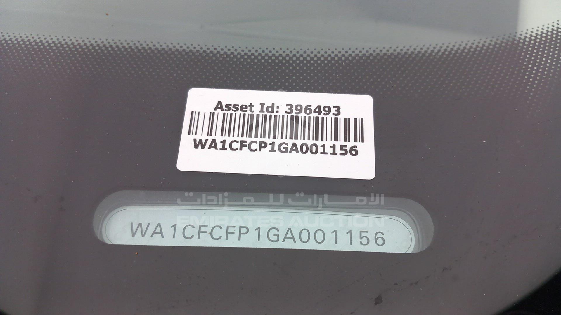 2016 AUDI Q5 VIN: WA1CFCFP1GA001156