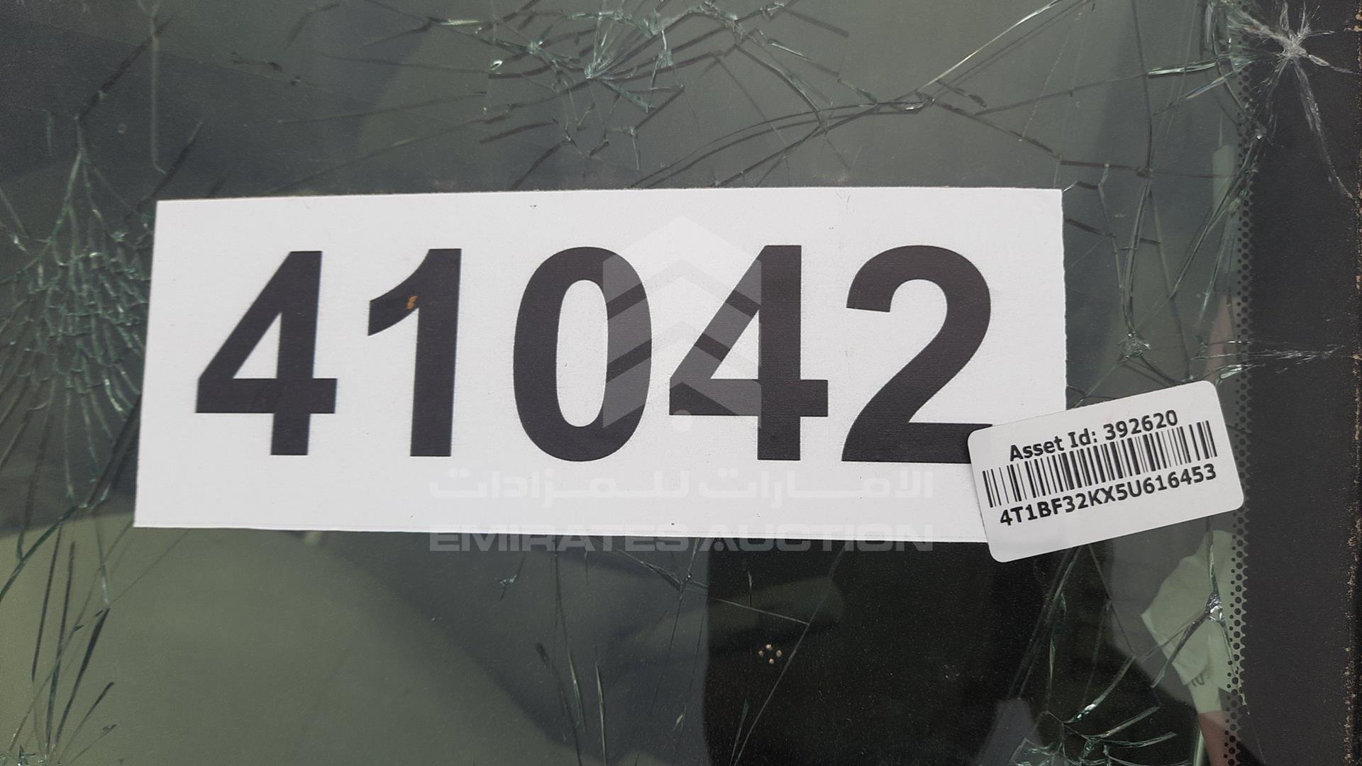 2005 TOYOTA CAMRY VIN: 4T1BF32KX5U616453