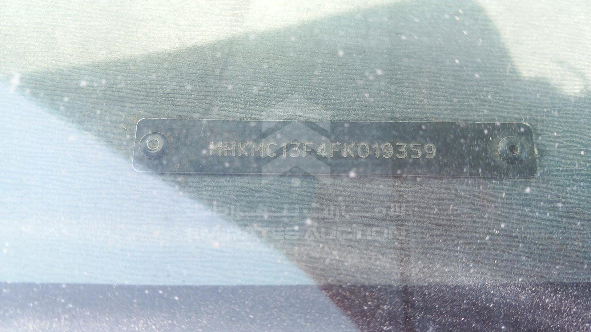 2015 TOYOTA AVANZA VIN: MHKMC13F4FK019359