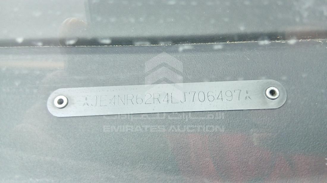 2020 Mitsubishi Pajero — VIN on Frame — Photo 4