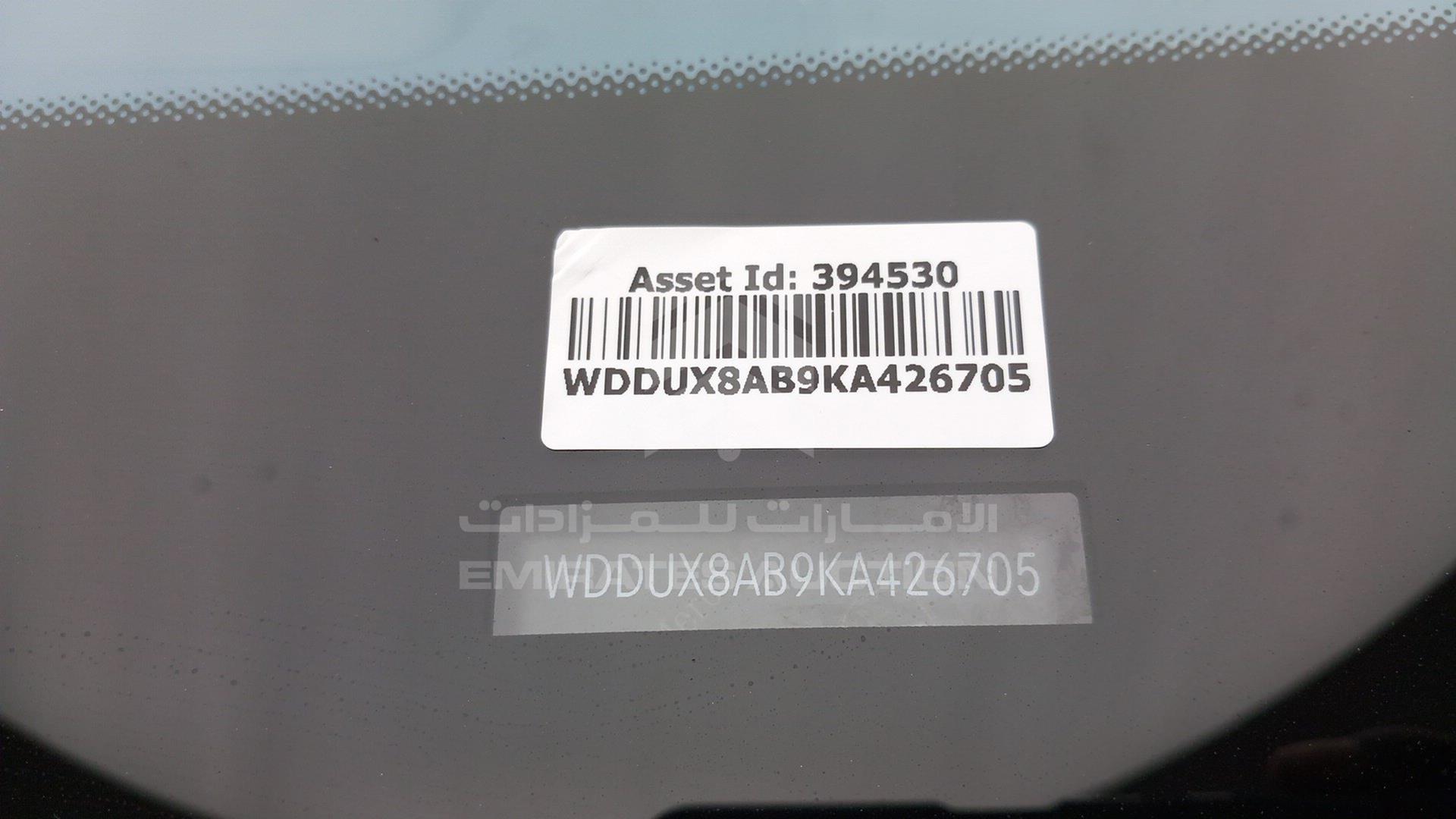2019 MERCEDES S 650 VIN: WDDUX8AB9KA426705