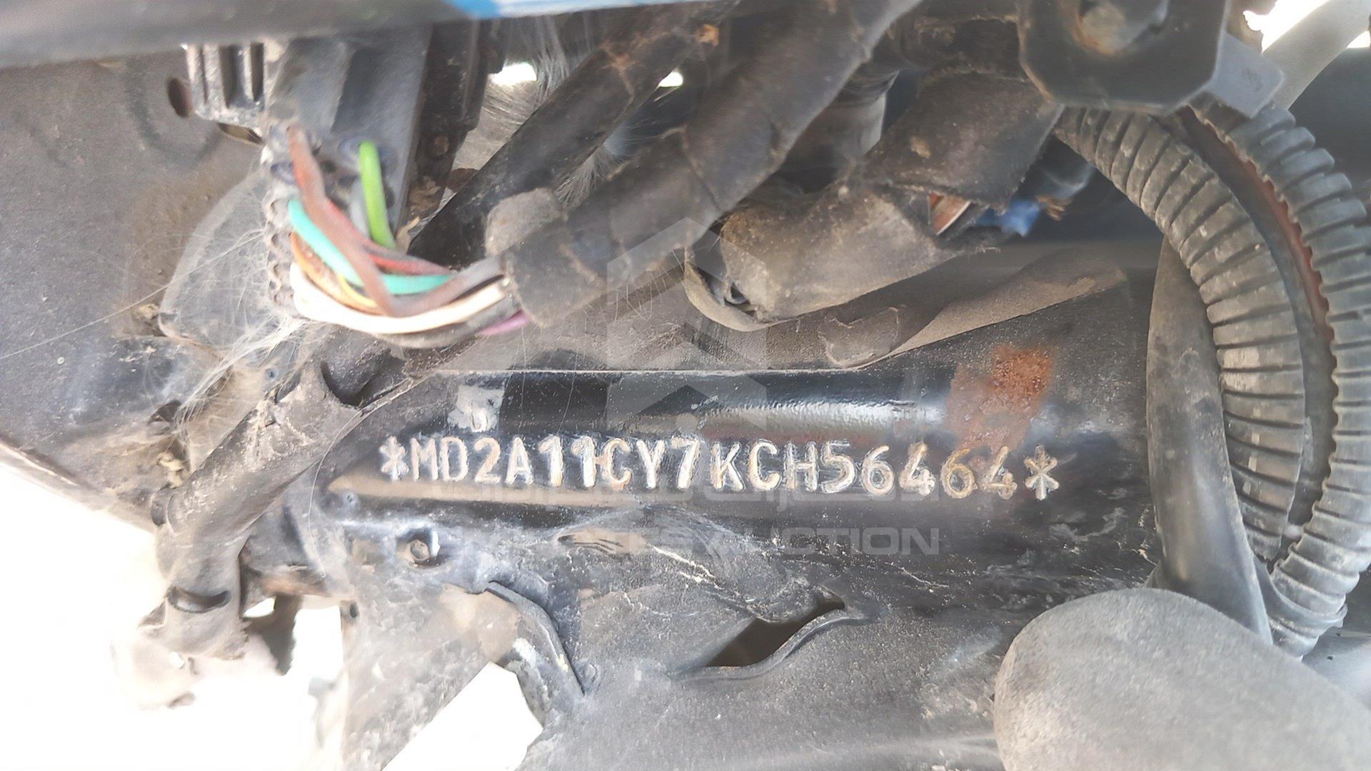 2019 BAJAJ PULSAR 150 VIN: MD2A11CY7KCH56464