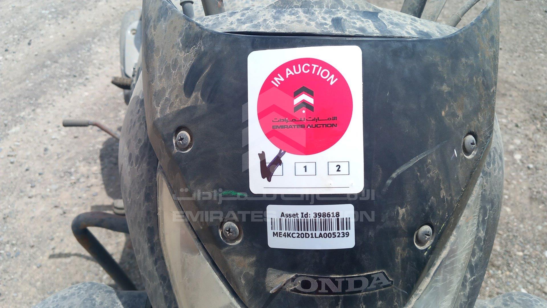 2020 HONDA UNICORN 160 VIN: ME4KC20D1LA005239