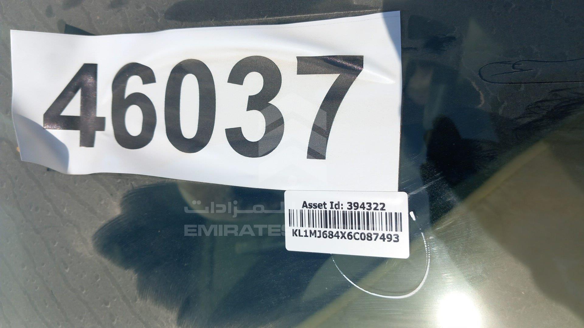2006 CHEVROLET SPARK VIN: KL1MJ684X6C087493